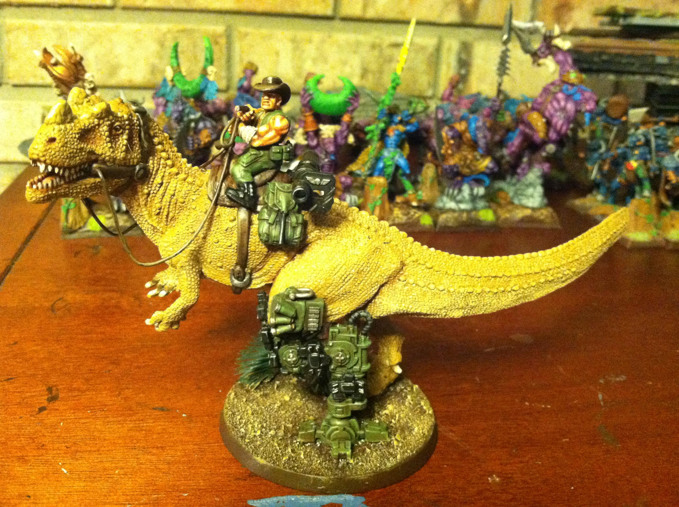 Catachan, Dinosaur, Imperial Guard, Sentinel