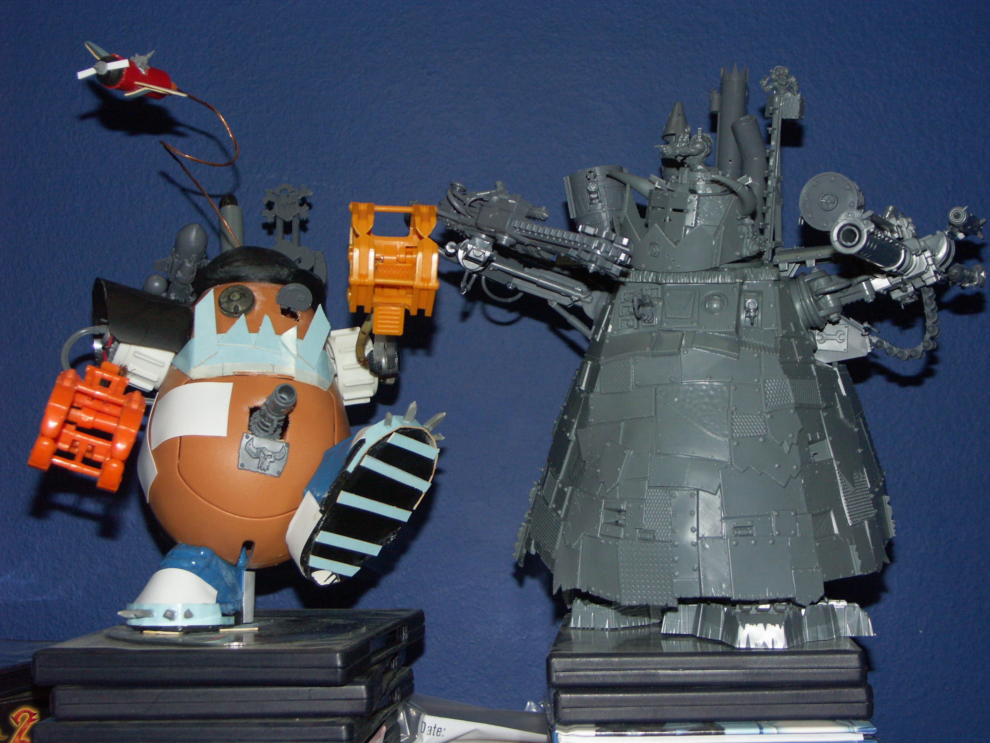 Orks, Scratch Build, Stompa, Tater Titan, Work In Progress