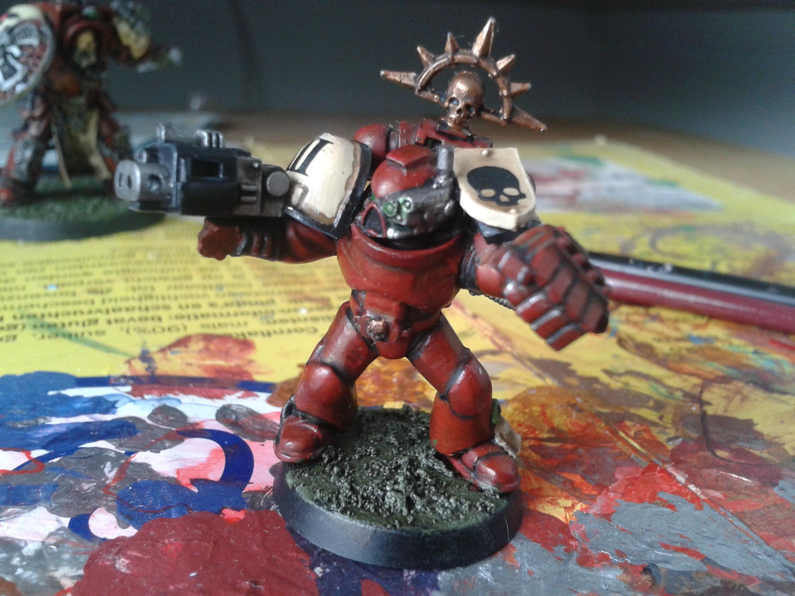 Blood Ravens, Captain, Chapter Master, Conversion, Deadshot, Pedro Kantor, Power Fist, Scratch Build, Space Marines
