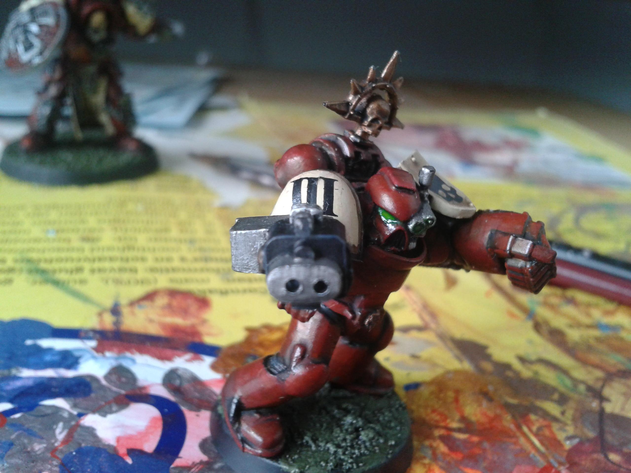 Blood Ravens, Captain, Chapter Master, Conversion, Deadshot, Pedro Kantor, Power Fist, Scratch Build, Space Marines