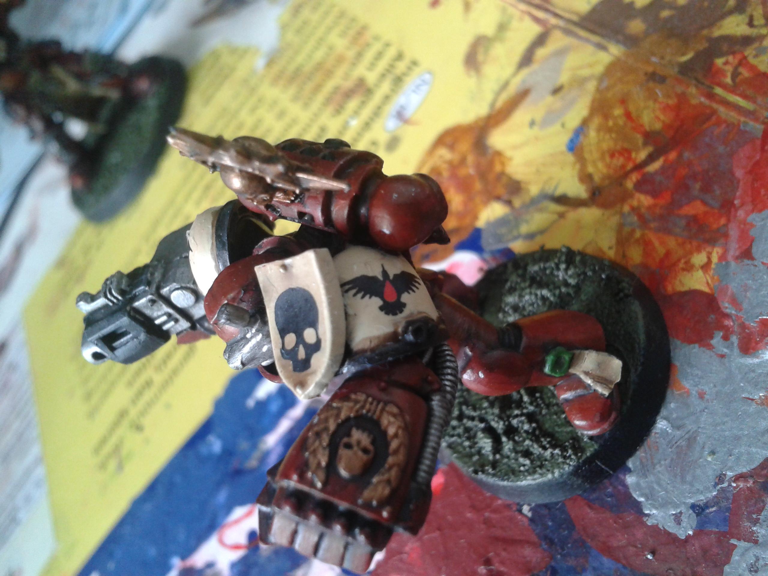 Blood Ravens, Captain, Chapter Master, Conversion, Deadshot, Pedro Kantor, Power Fist, Scratch Build, Space Marines