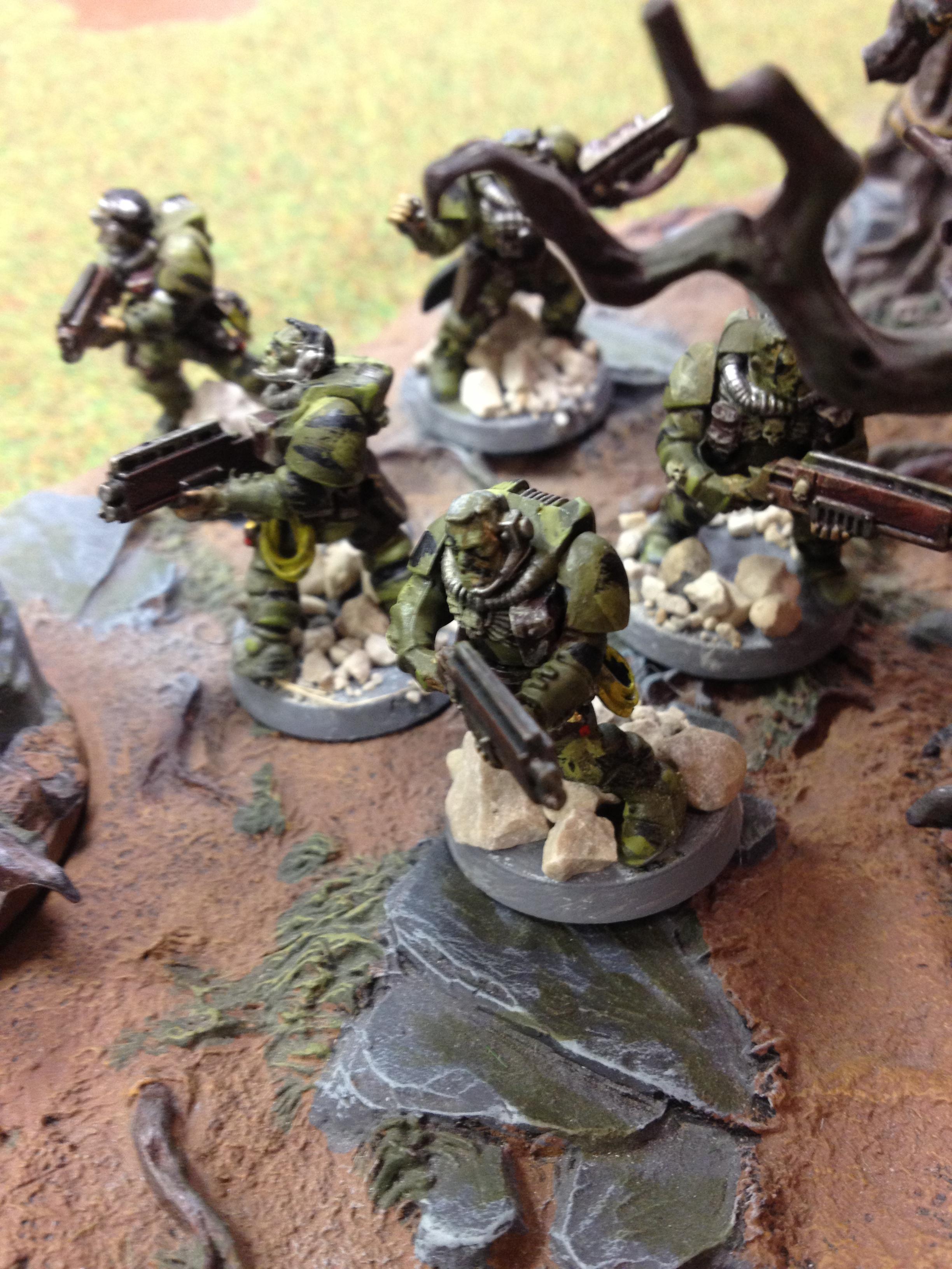 Camouflage, Facepaint, Games Workshop, Scouts, Space Marine Scouts, Space Marines