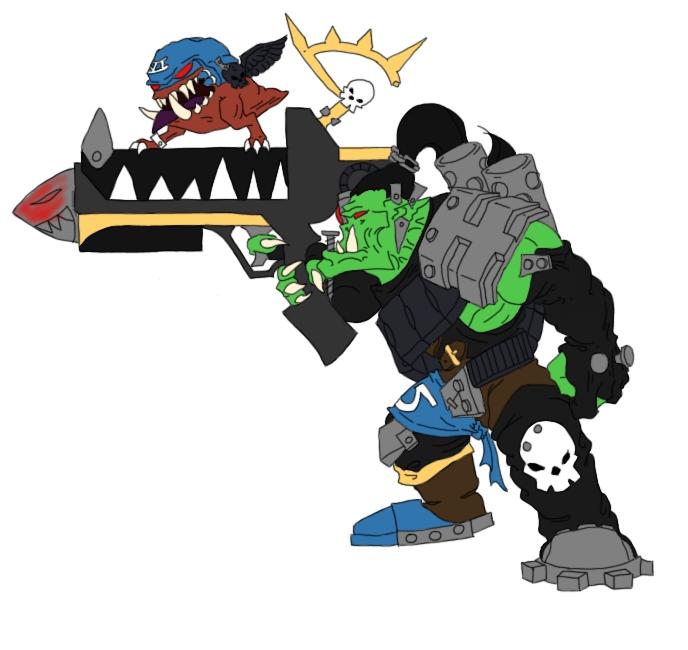 Ork Tank Busta Base Color