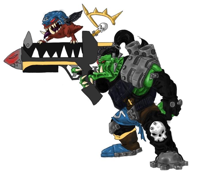 Ork Tank Busta Shaded