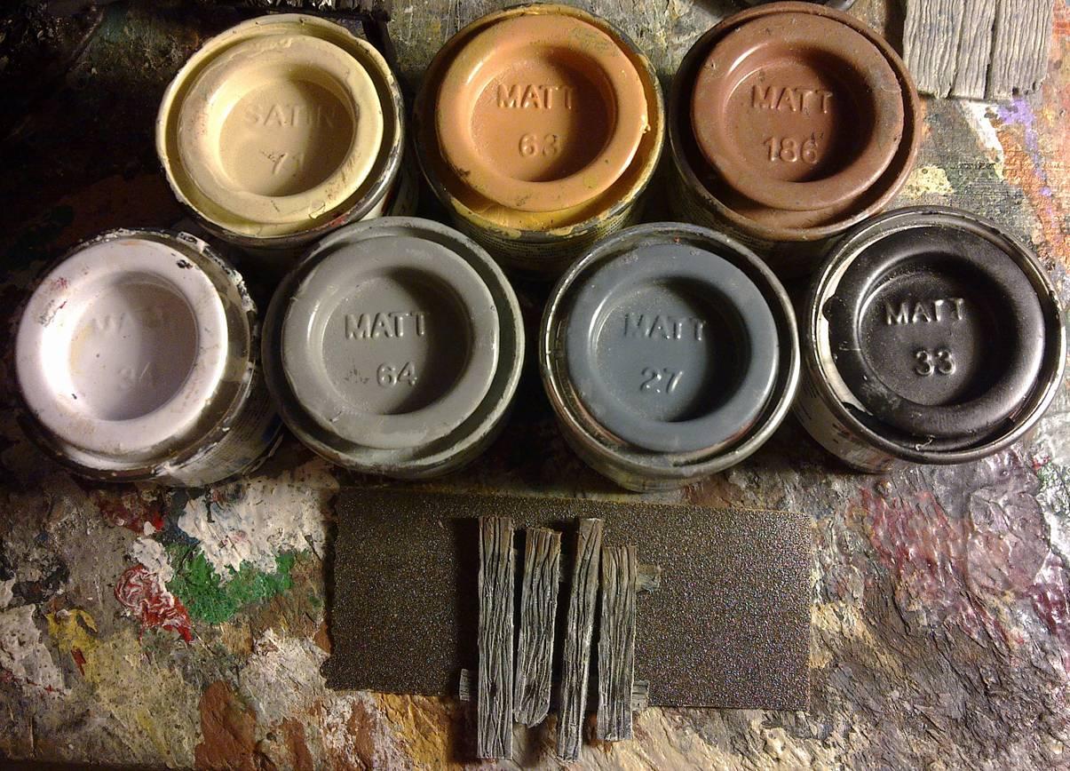 Wood test 4 with paints