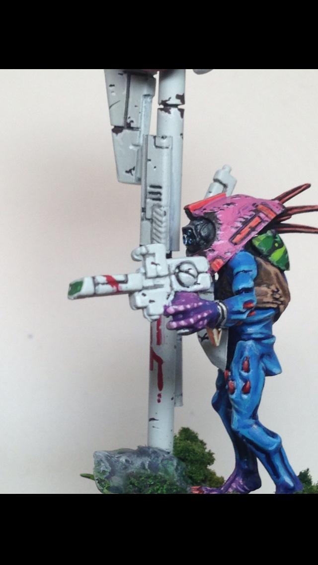 Camouflage, Conversion, Exotic, Fire Warriors, Jungle, Kitbash, Kroot, Kroot Mercenaries, Tau, Warhammer 40,000