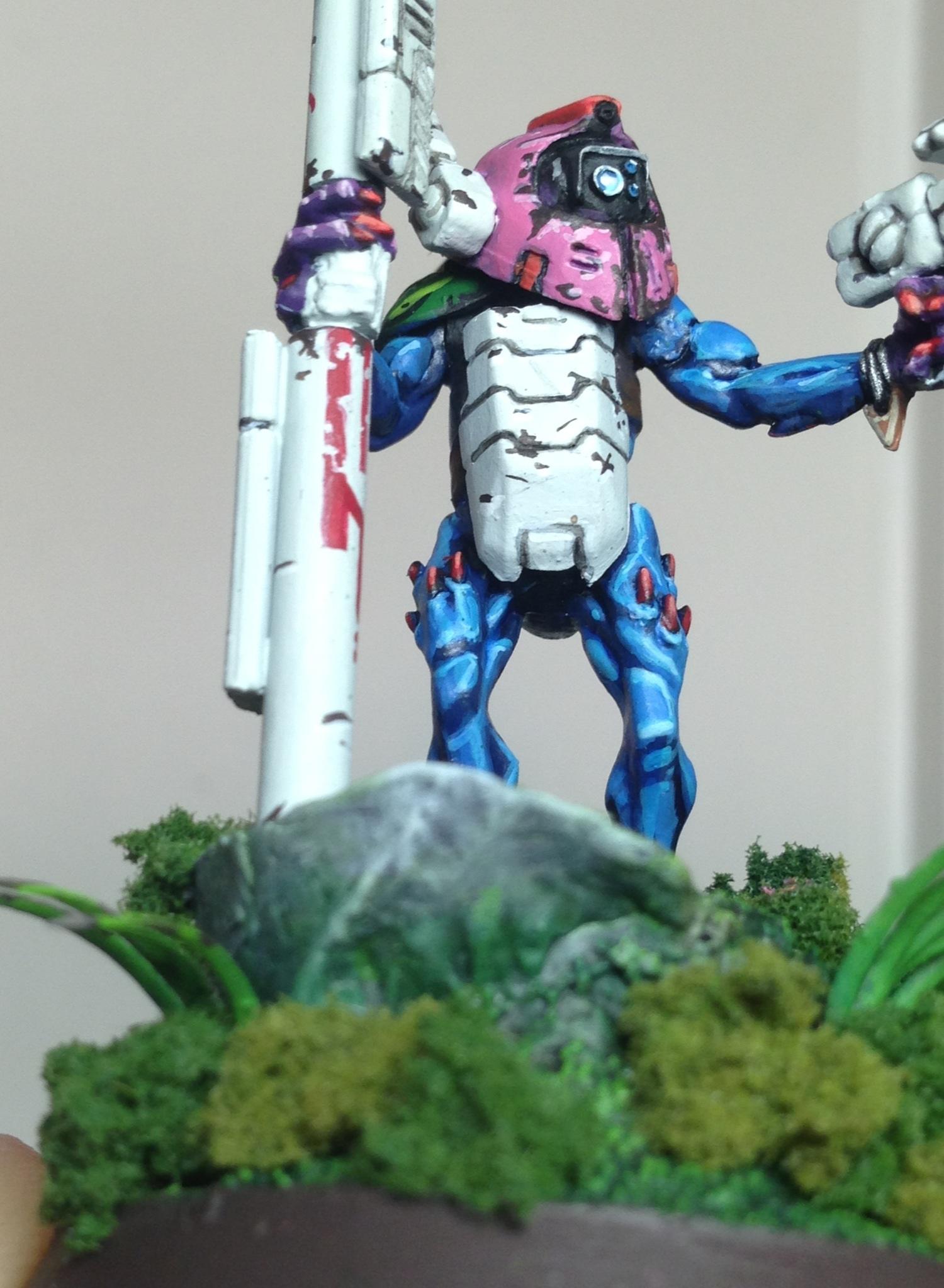 Camouflage, Conversion, Exotic, Fire Warriors, Jungle, Kitbash, Kroot, Kroot Mercenaries, Tau, Warhammer 40,000