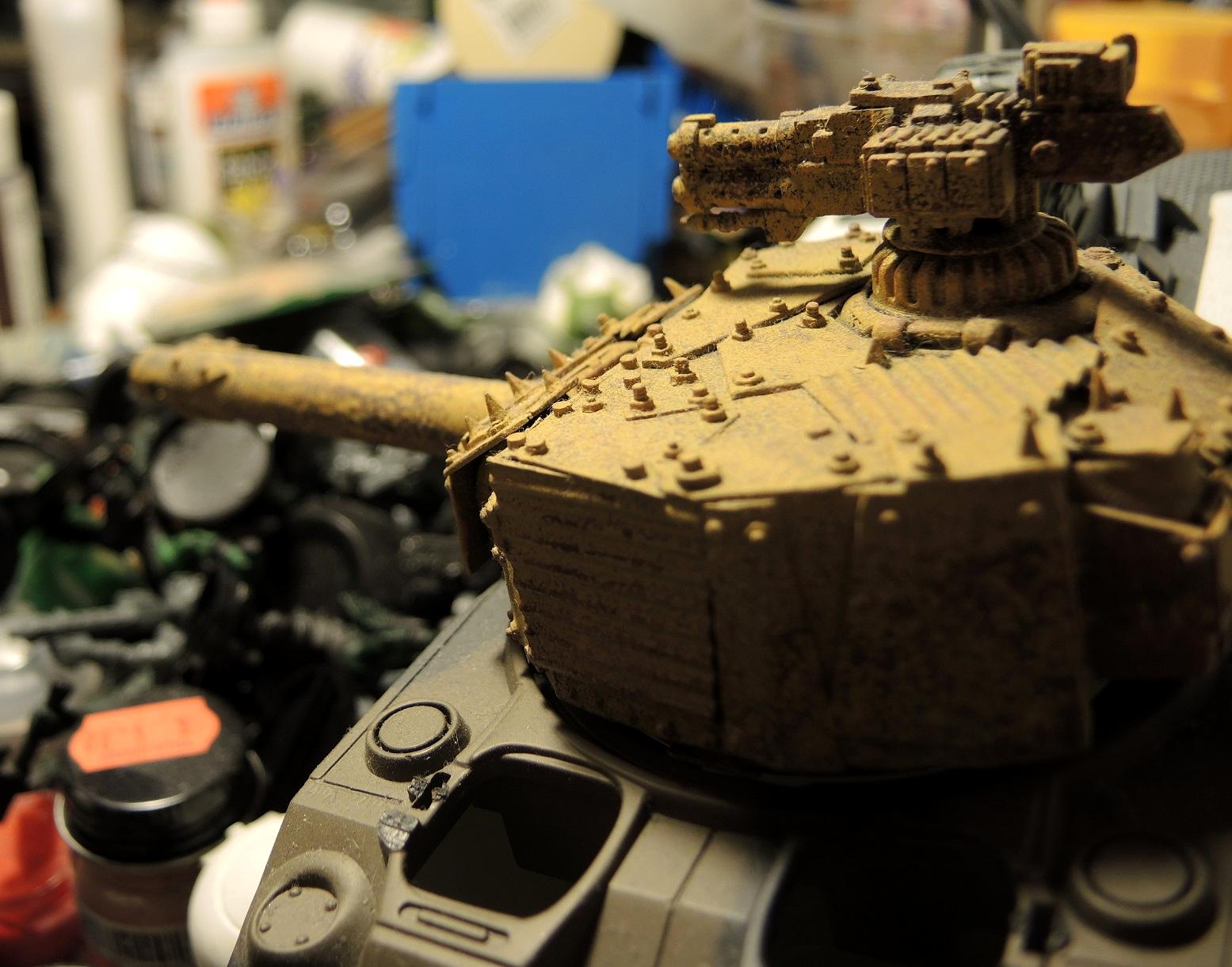 Battlewagon, Orks, Scratch Build, Turret