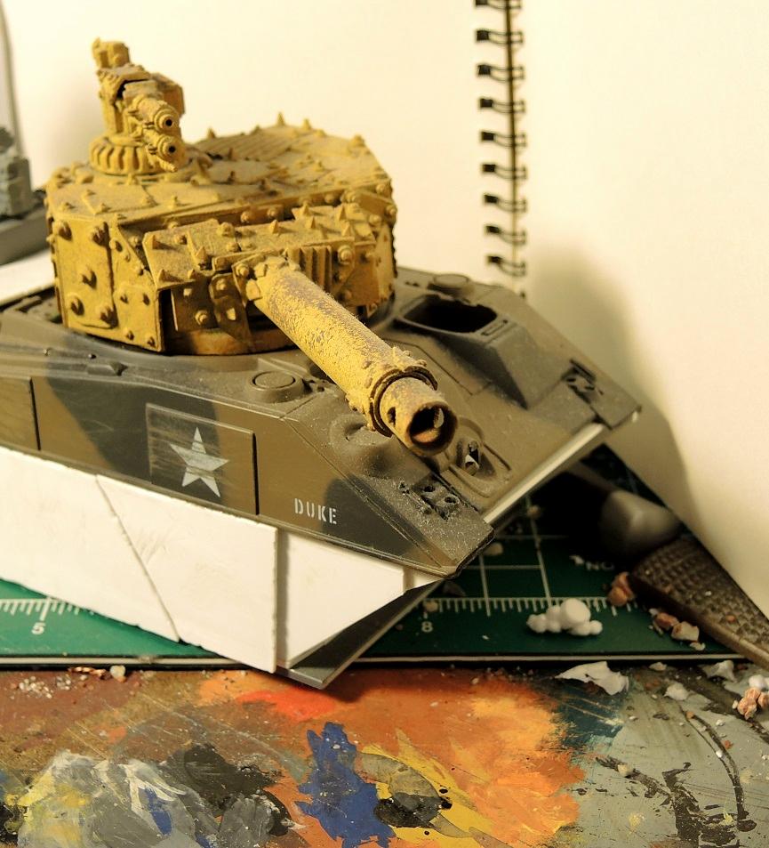 Battlewagon, Orks, Scratch Build, Turret