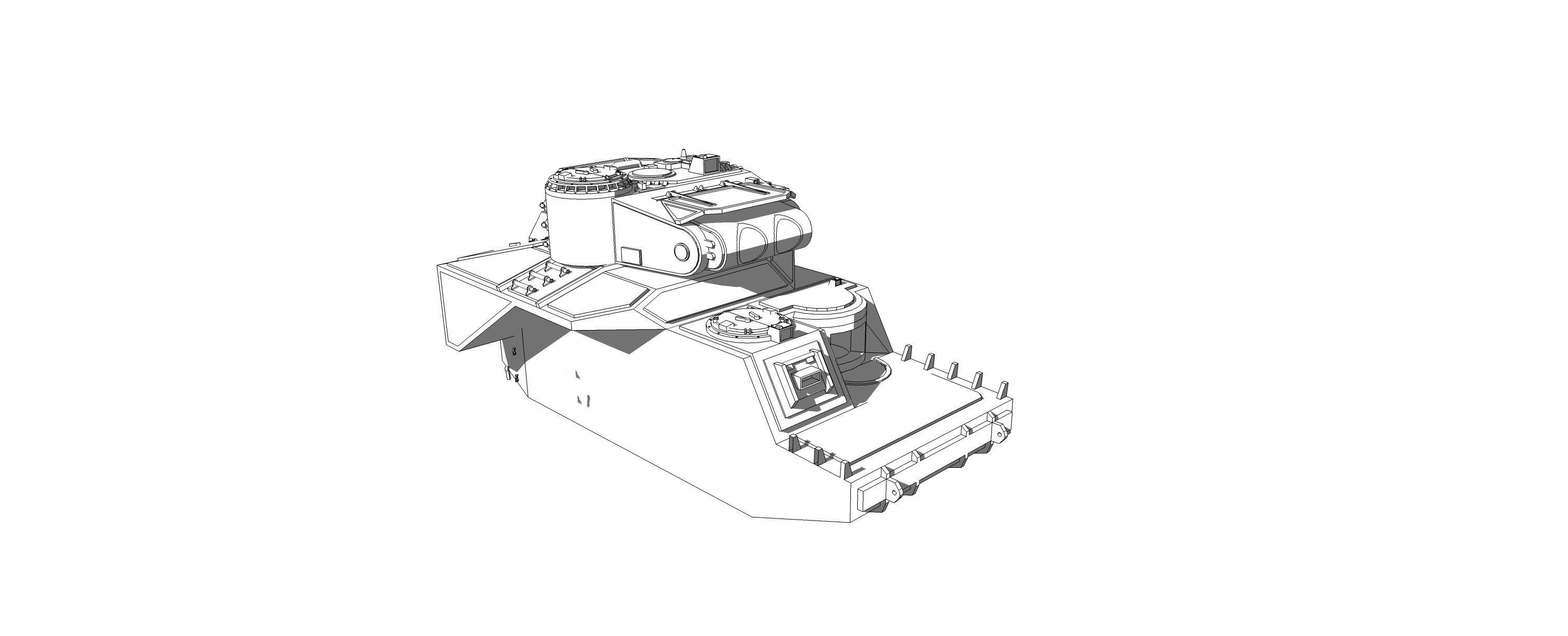 Imperial Guard, Macharius, Scratch Build, Super-heavy, Tank, Tanl