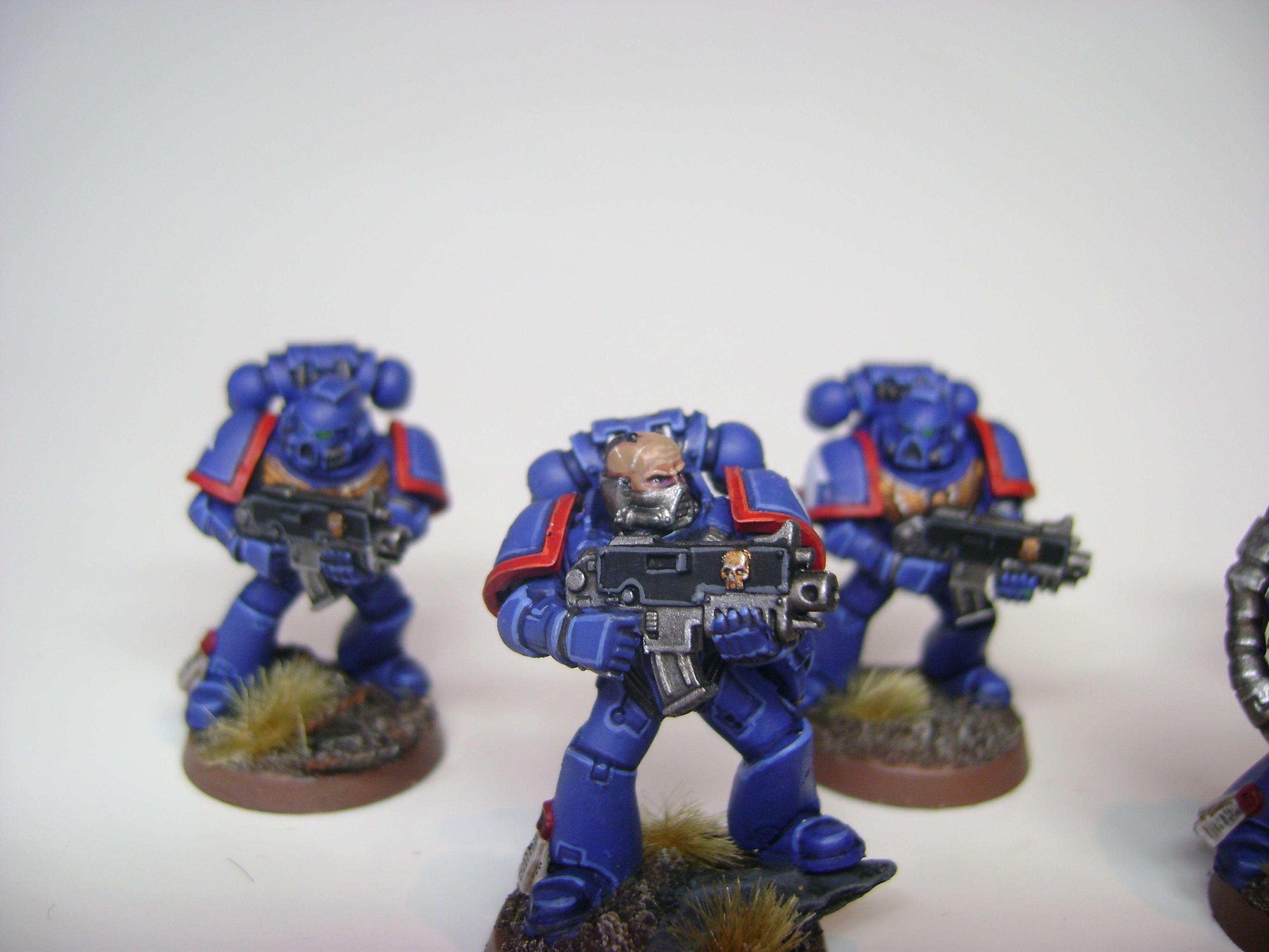 3rd Company, Scare Head, Space Marines, Tactical Squad, Ultramarines, Ultramarines Tactical Squad 'caboose'