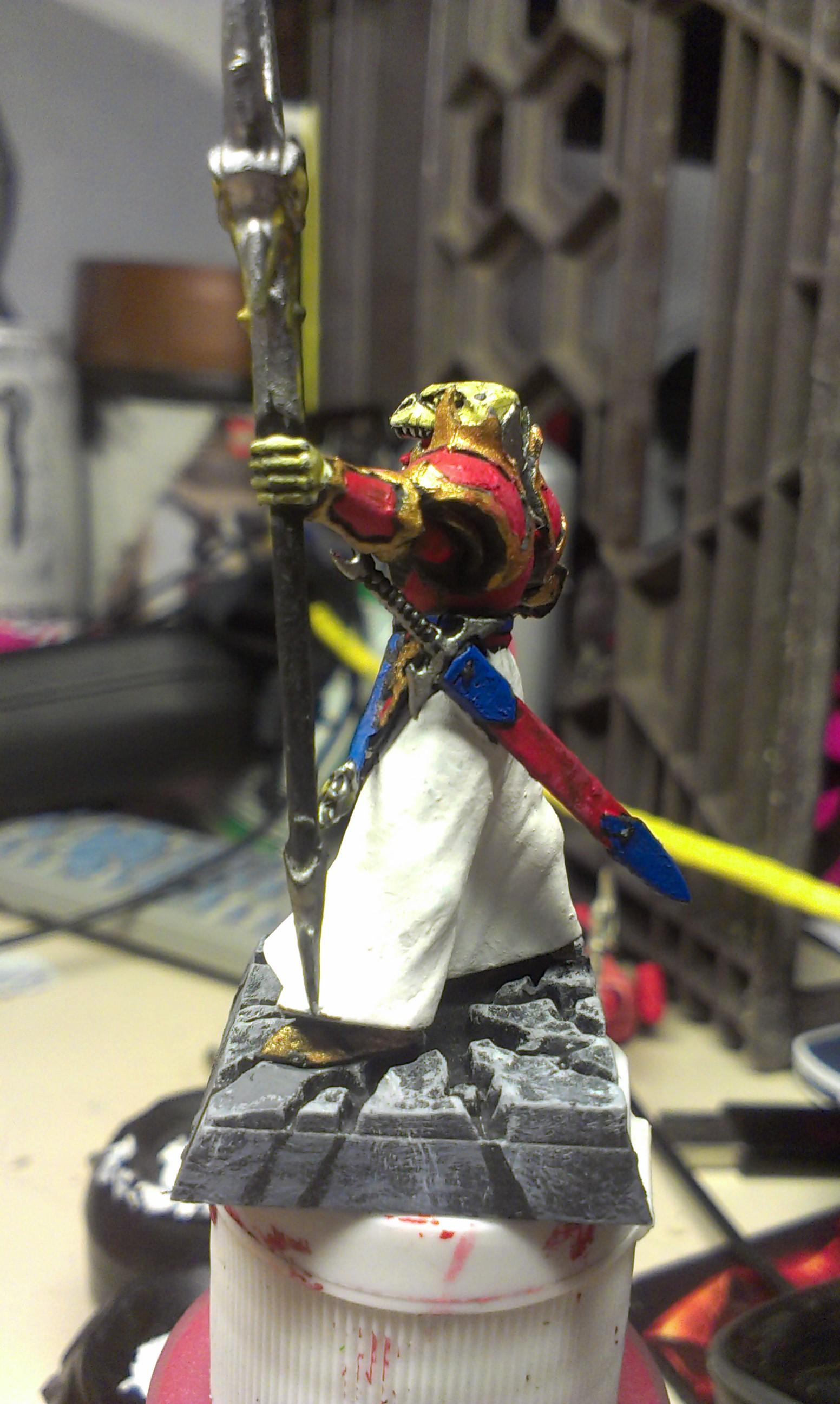 Chaos, Jesus, Raptors, Sorcerer, Warhammer Fantasy