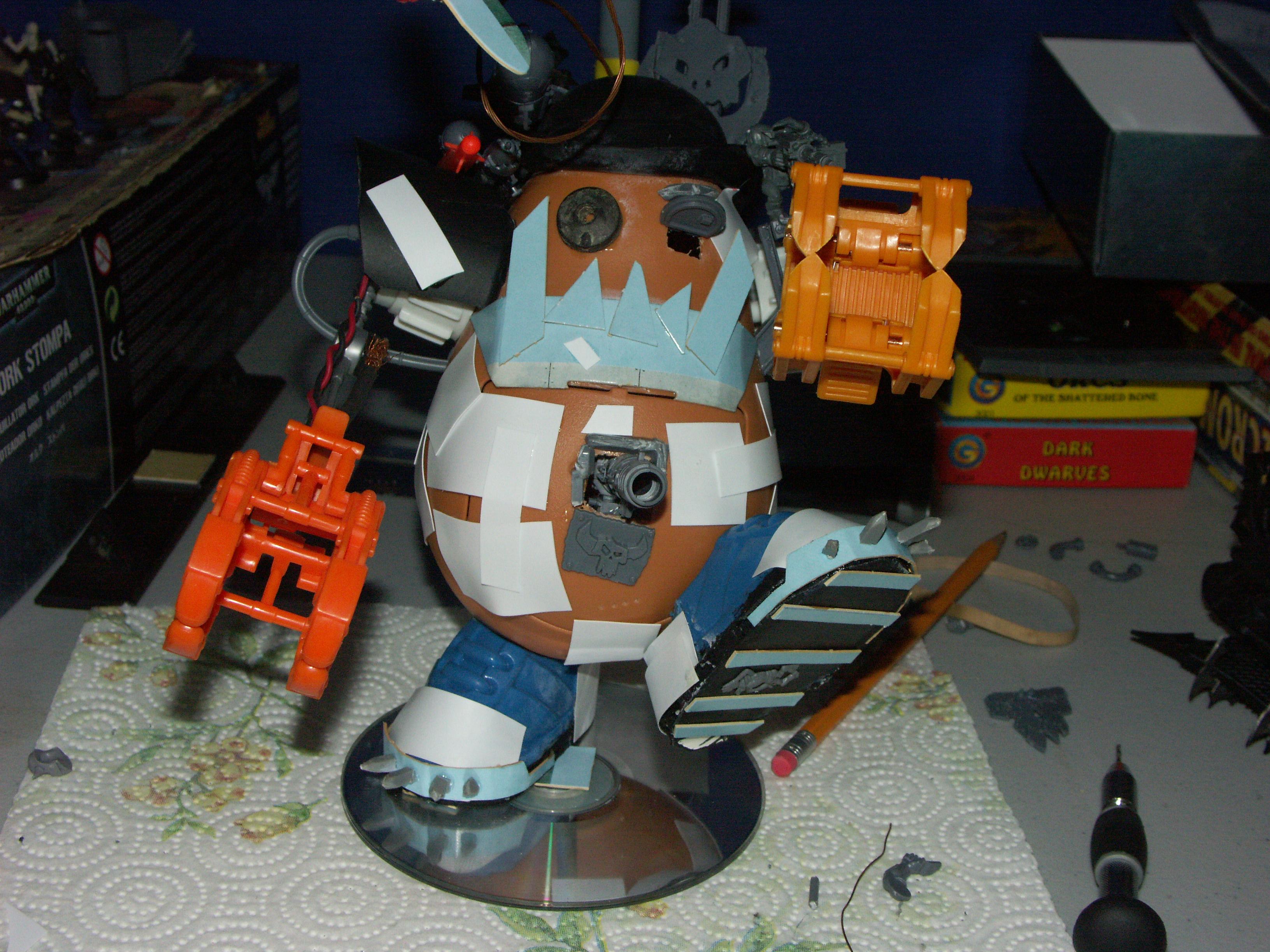 Orks, Scratch Build, Stompa, Tater Titan, Work In Progress