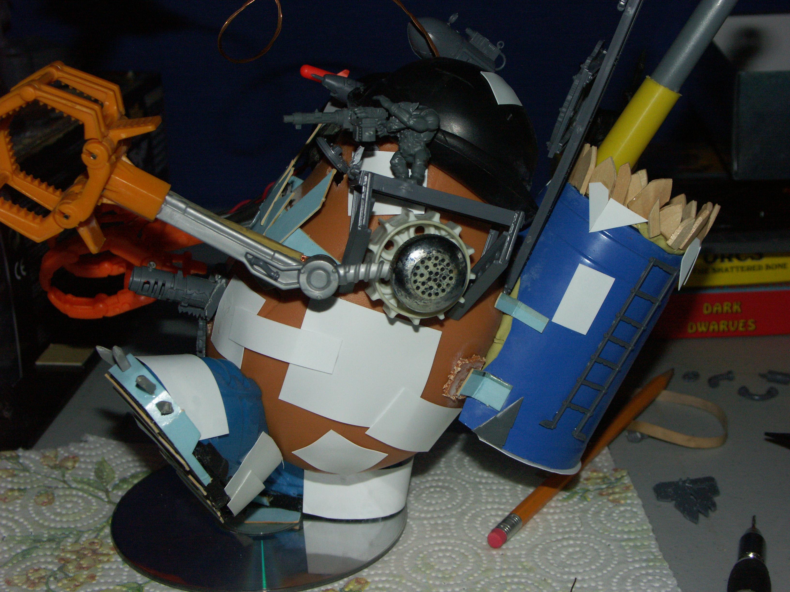Orks, Scratch Build, Stompa, Tater Titan, Work In Progress