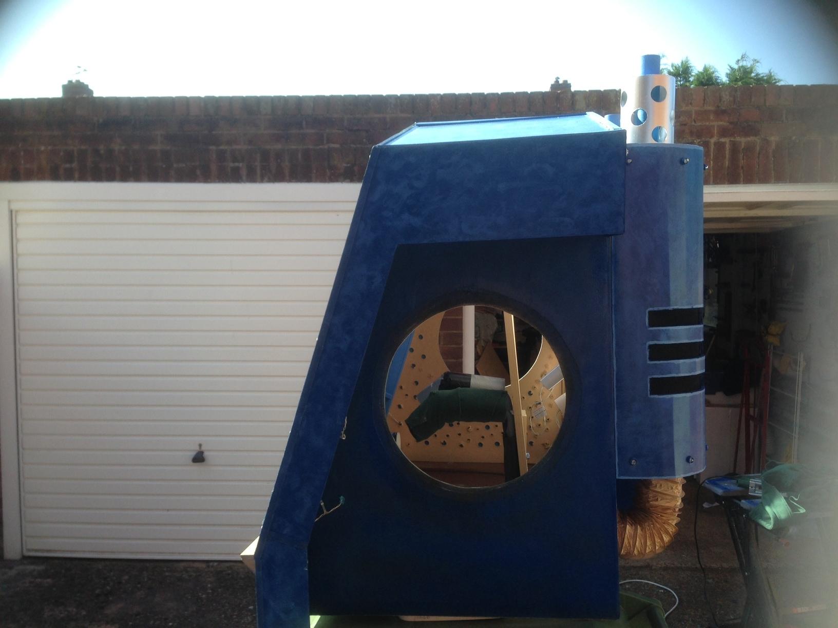 First I was working on the harness inside the main body