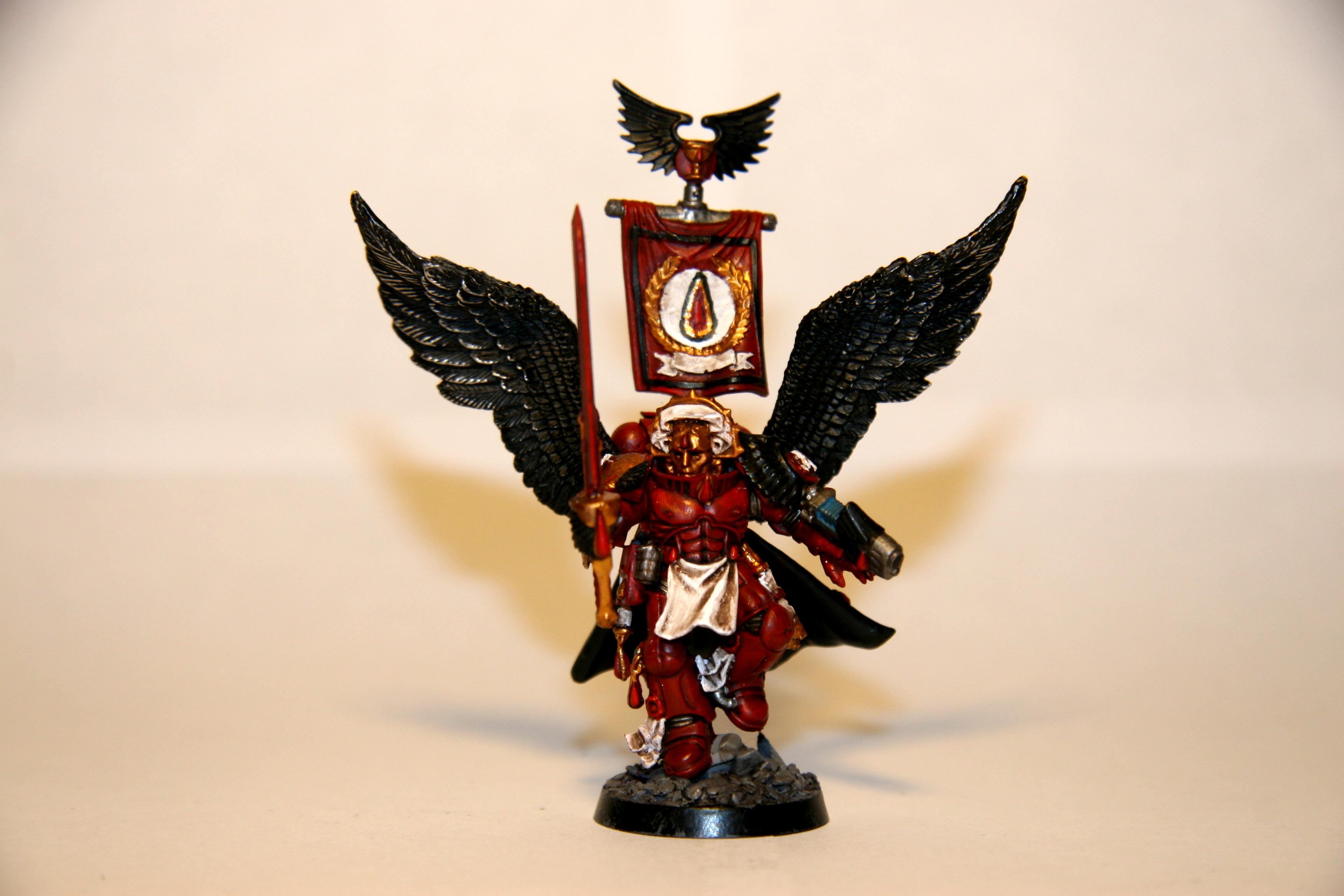 Artificer Armor, Blood Angels, Character, Force Weapon, Mephiston, Plasma Pistol, Winged