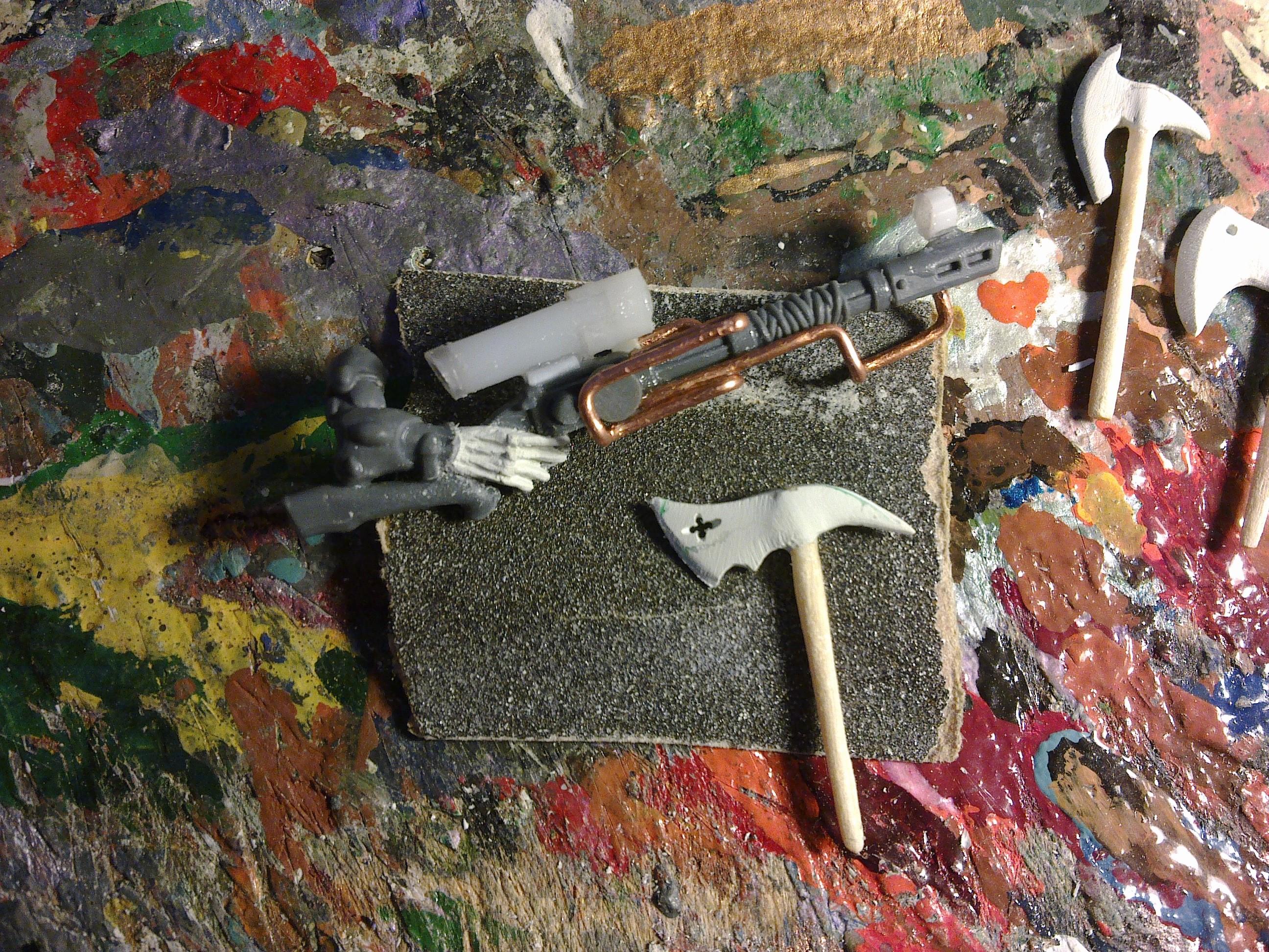 Axe 6.3 and rifle hand progress