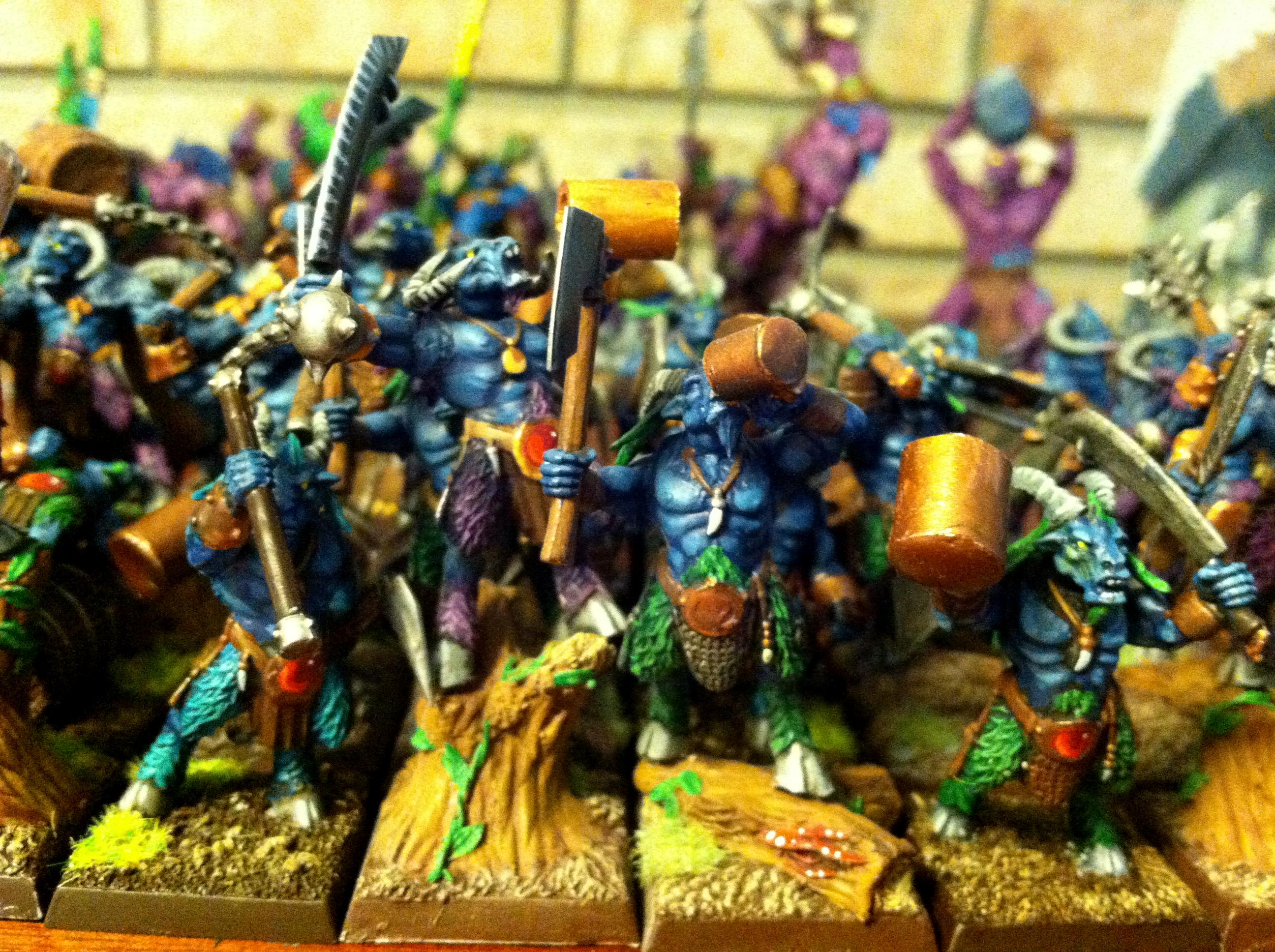 Beastmen, Sylvan, Warhammer Fantasy, Wood Elves