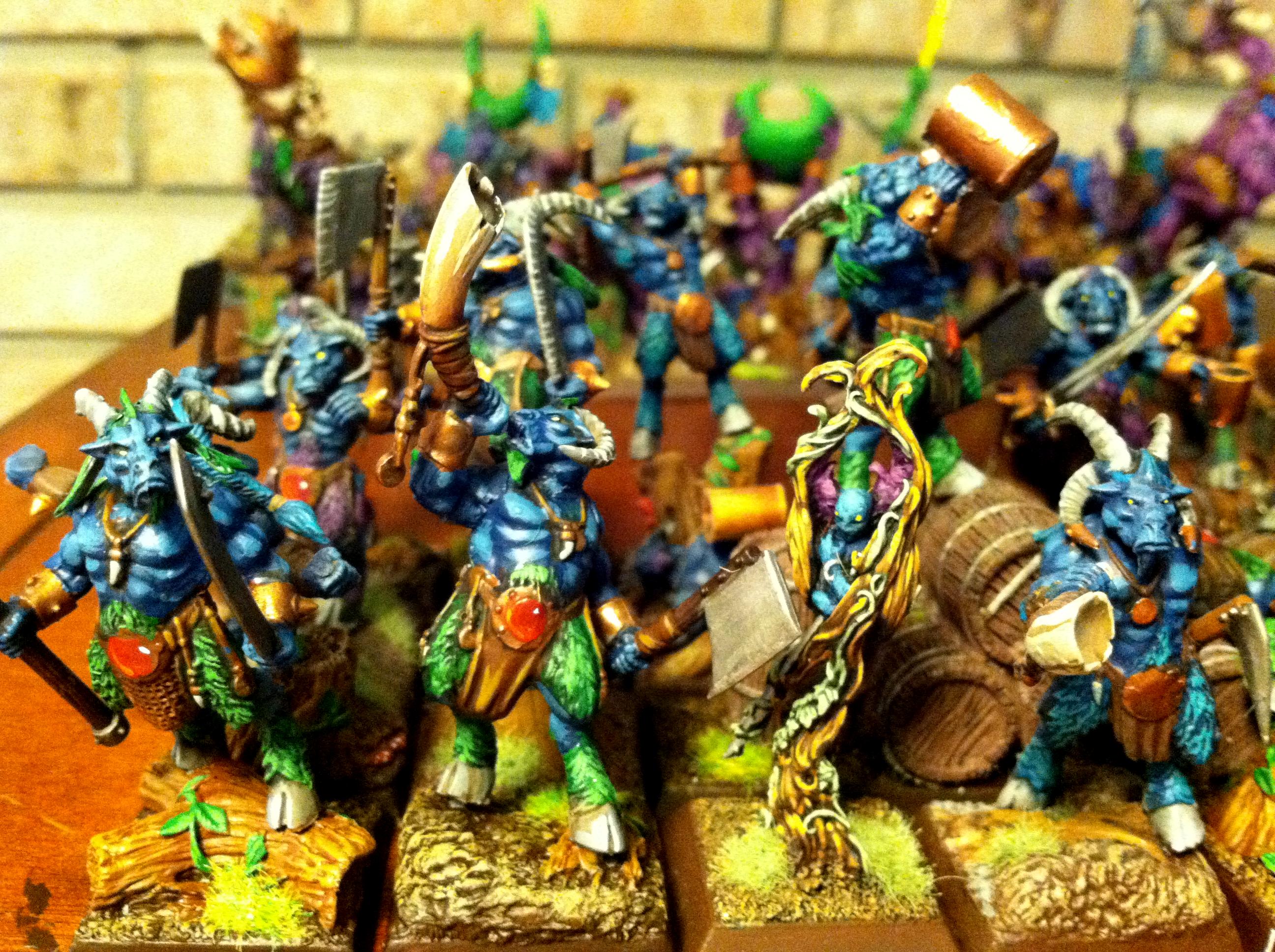 Beastmen, Sylvan, Warhammer Fantasy, Wood Elves