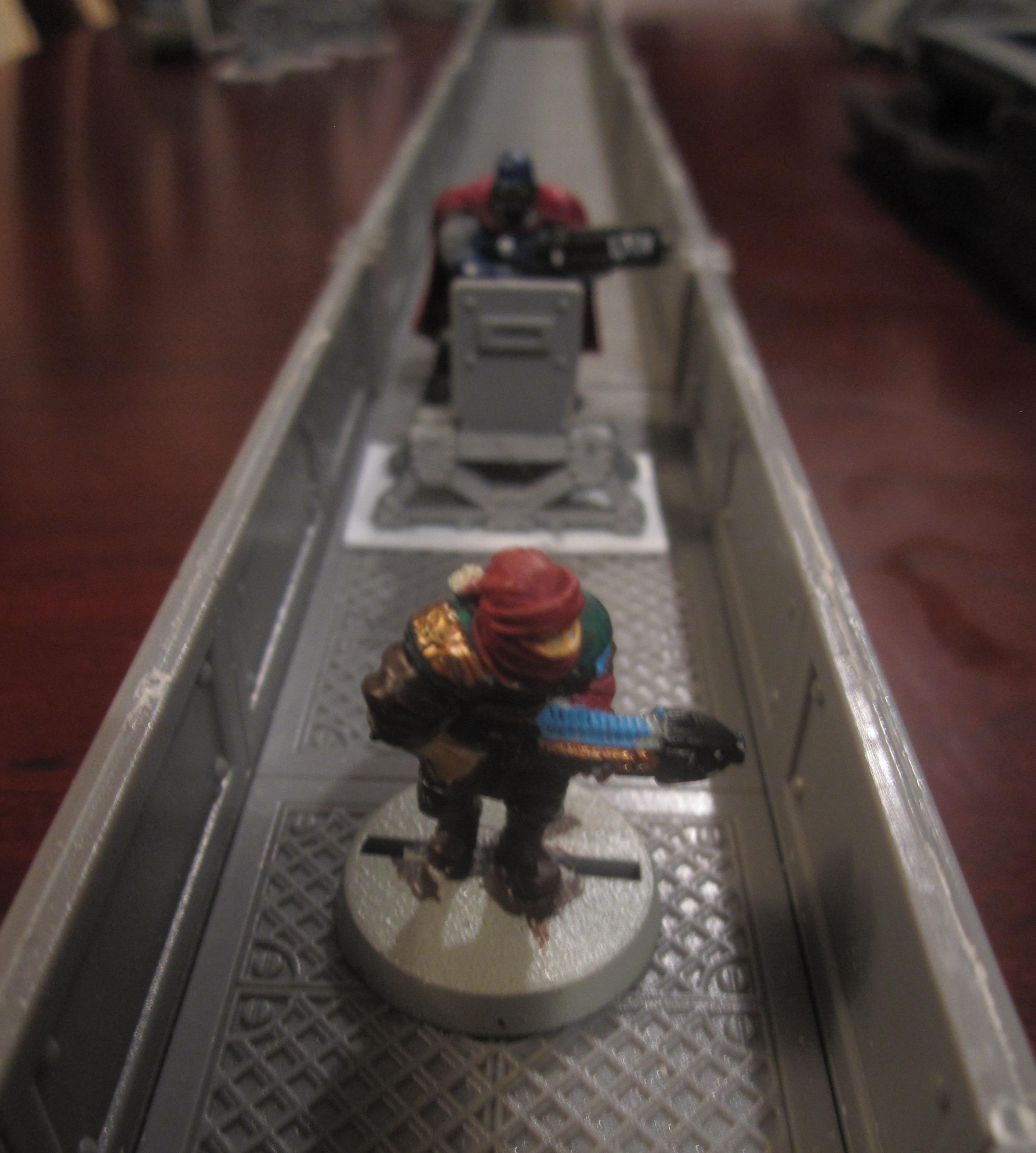 Barricades, Corridors, Creative Gamescapes, Interior, Space Corridors, Space Hulk