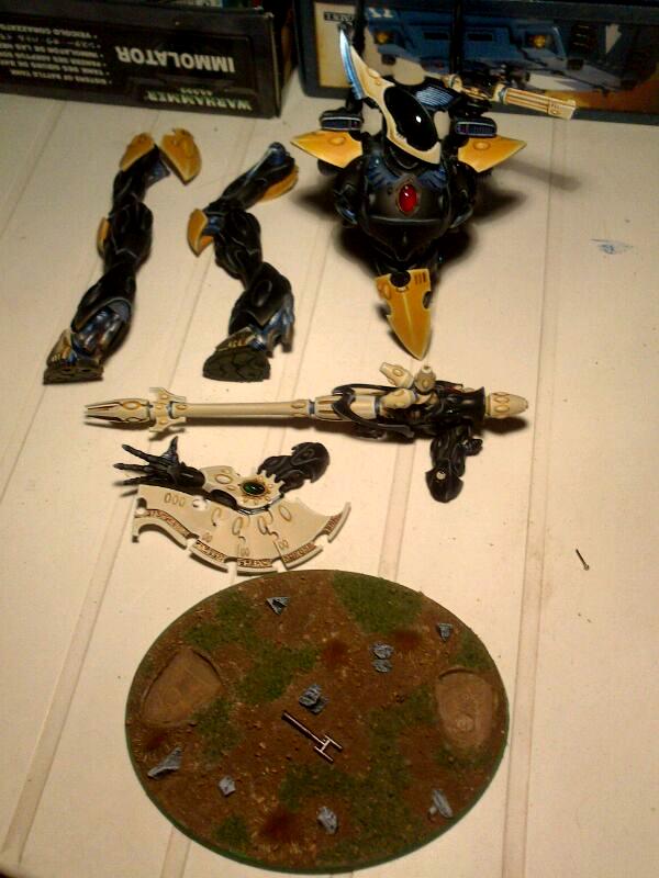 Eldar, Ulthwe, Wraith, Wraithknight, Wraithknight Back