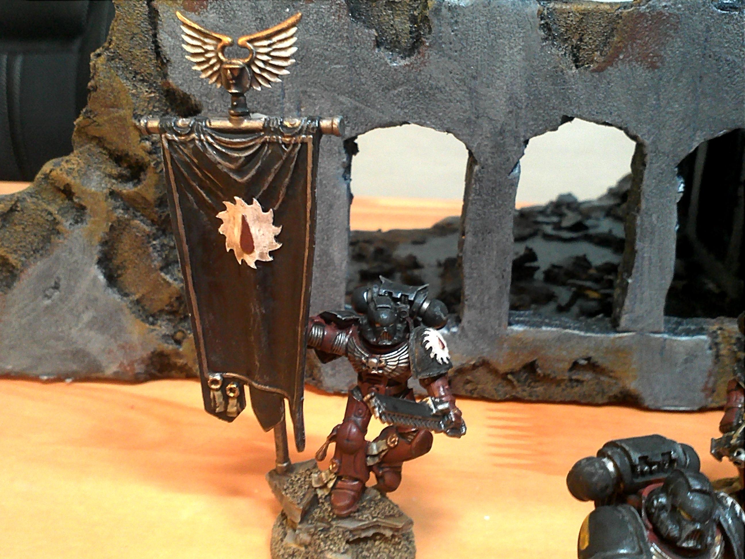 Blood Angels, BA Flesh Tearers standard bearer