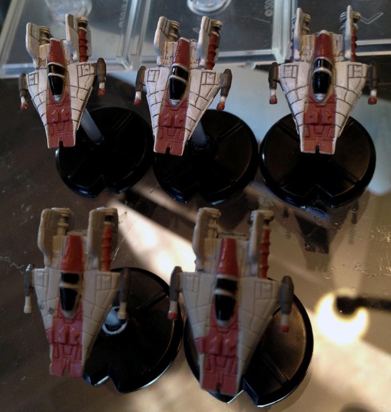 Awing, Comparison, Custom, Fantasy Flight, Miniatures Game, Scale, X