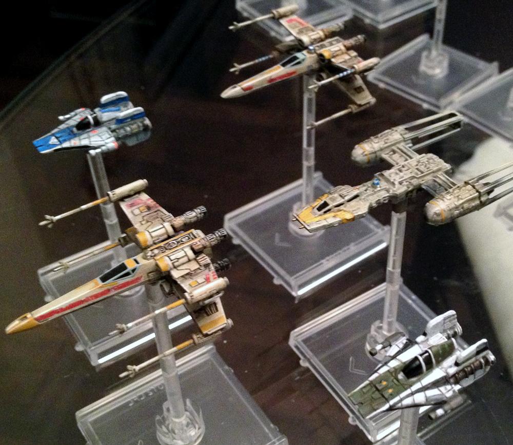 A-wing, Comparison, Custom, Fantasy Flight, Miniatures Game, Scale, X-Wing