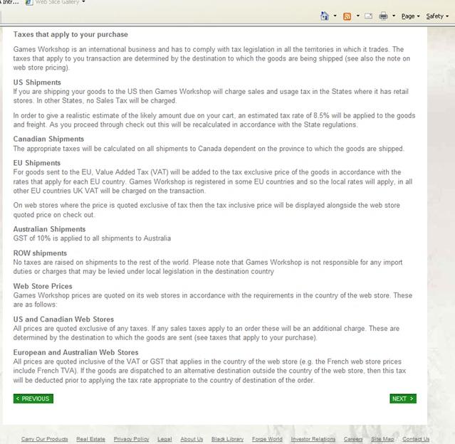 GW VAT Terms