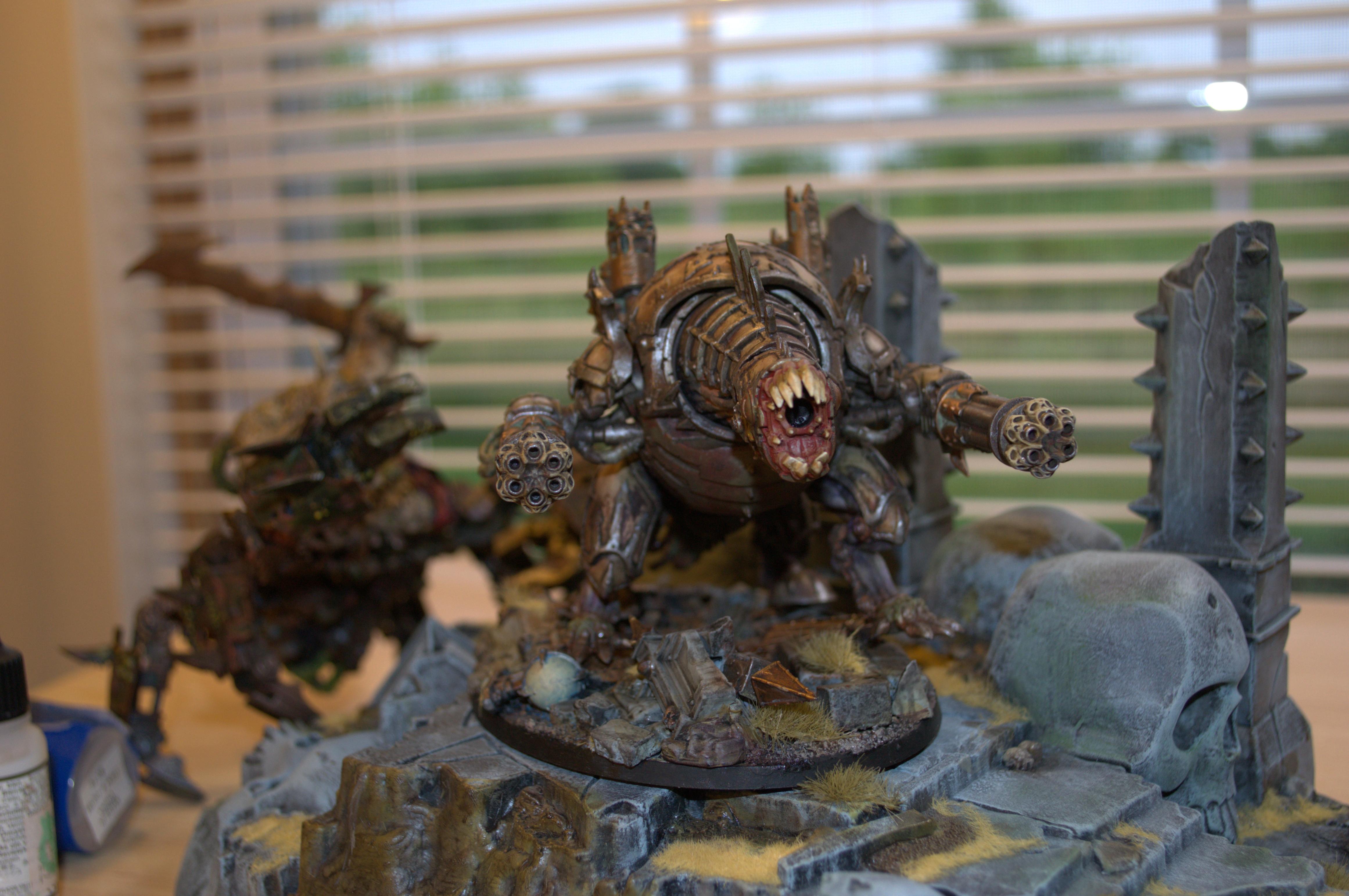 Airbrush, Chaos, Daemons, Death, Death Guard, Fiend, Forge, Forgefiend, Guard, Mauler, Maulerfiend, Nurgle, Rust, Walker