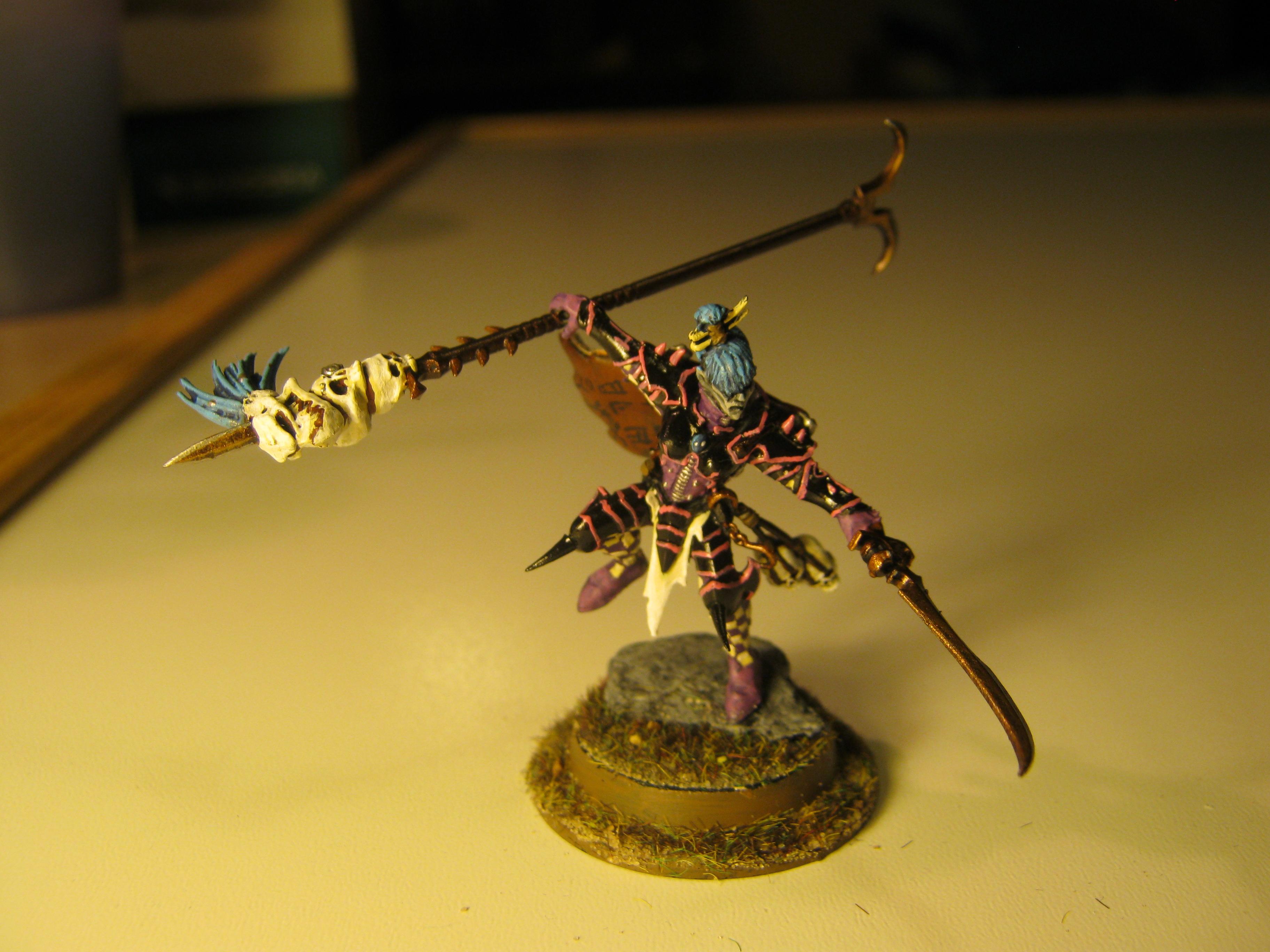 frontal view
