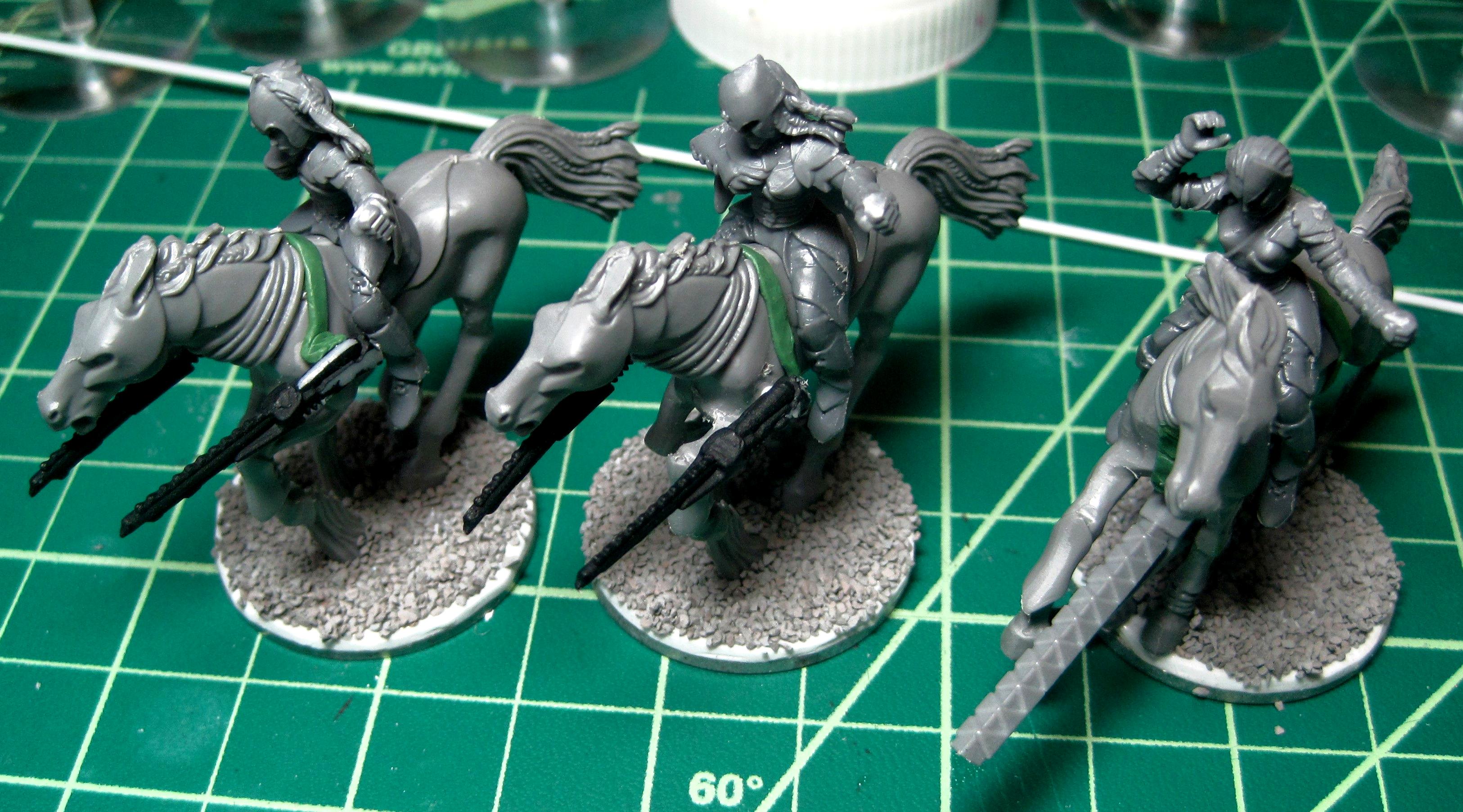 Eldar, Exodites, Monochrome, Warhammer 40,000, Wood Eldar, Wraithguard