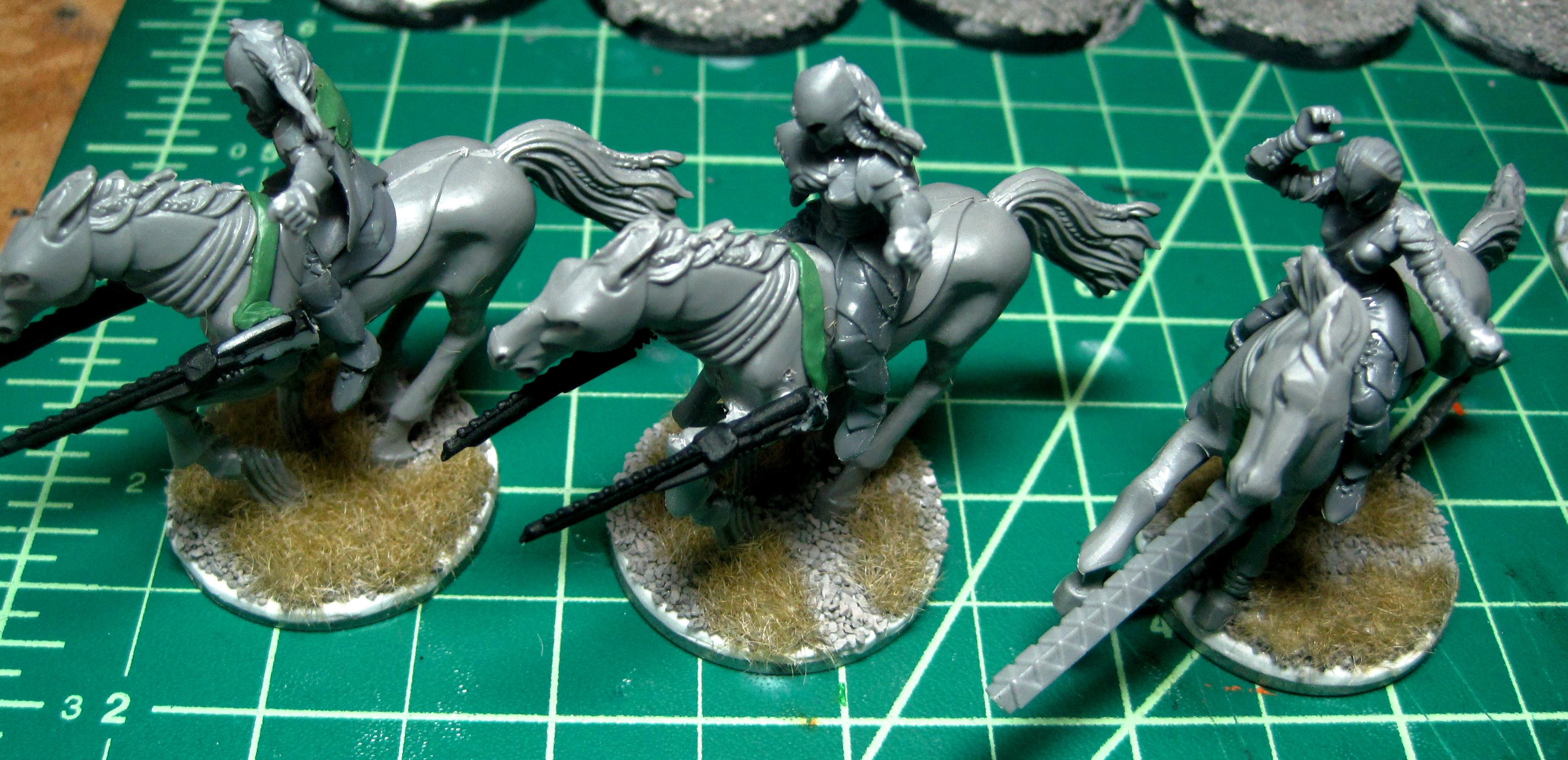 Eldar, Exodites, Monochrome, Warhammer 40,000, Wood Eldar, Wraithguard