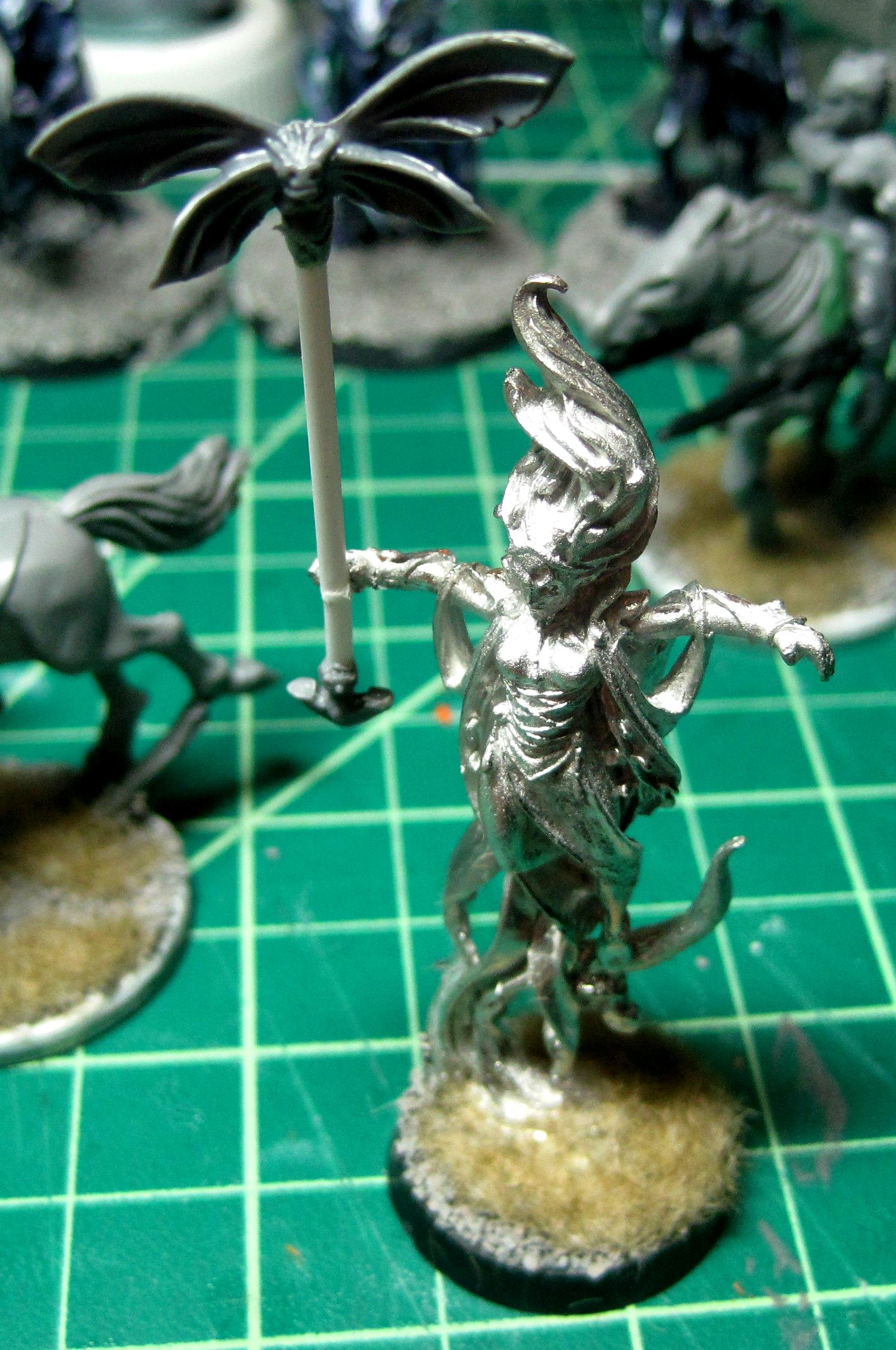 Eldar, Exodites, Monochrome, Warhammer 40,000, Wood Eldar, Wraithguard