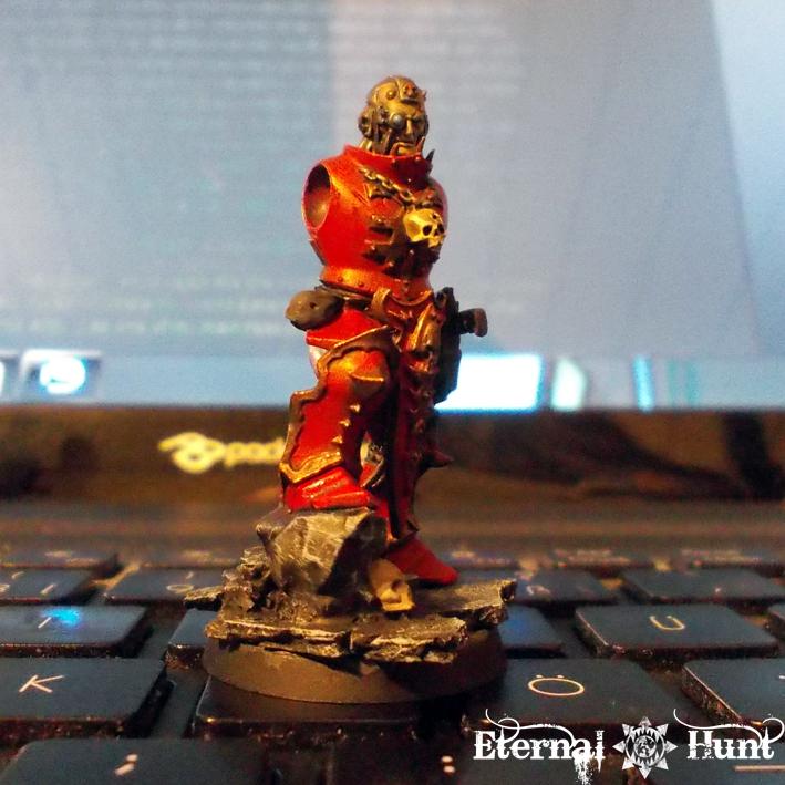 Chaos, Chaos Lord, Chaos Space Marines, Conversion, Huntmaster, Khorne, Khorne's Eternal Hunt, Kitbash, Pip, Tech Marine, Warhammer 40,000, Warpsmith, Work In Progress, World Eaters