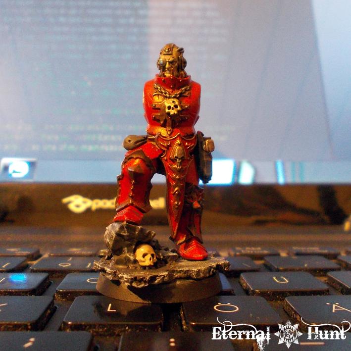Chaos, Chaos Lord, Chaos Space Marines, Conversion, Huntmaster, Khorne, Khorne's Eternal Hunt, Kitbash, Pip, Tech Marine, Warhammer 40,000, Warpsmith, Work In Progress, World Eaters