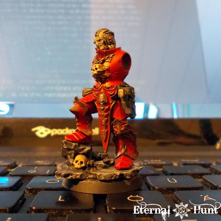 Chaos, Chaos Lord, Chaos Space Marines, Conversion, Huntmaster, Khorne, Khorne's Eternal Hunt, Kitbash, Pip, Tech Marine, Warhammer 40,000, Warpsmith, Work In Progress, World Eaters