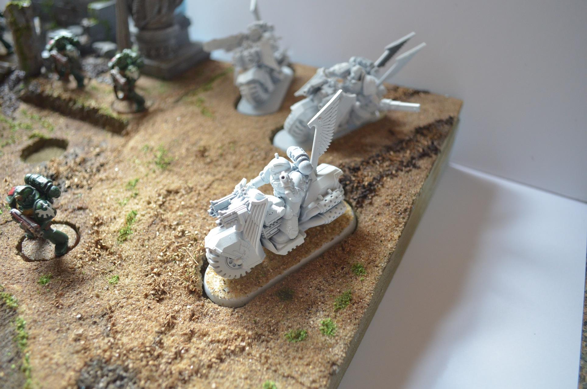 Army, Dark Angels, Diorama, Display, Insert, Showing