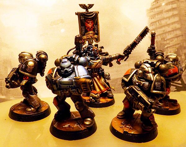 Silver, Skull, Space, Space Marines - Demi Squad Alpha - Gallery ...