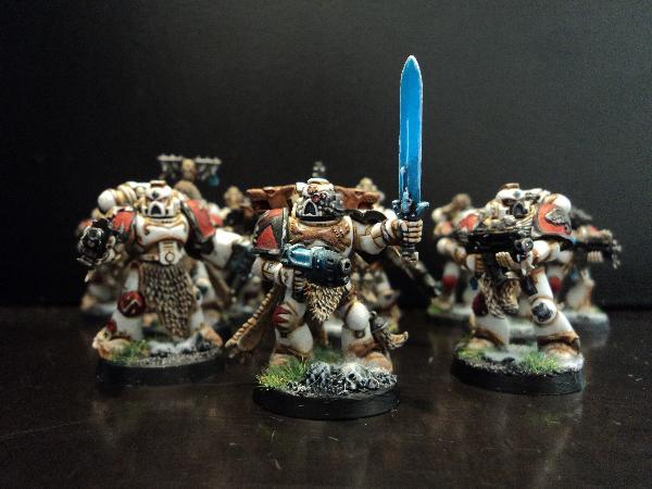 Space Marines, Wolf Lord and Grey Hunter pack