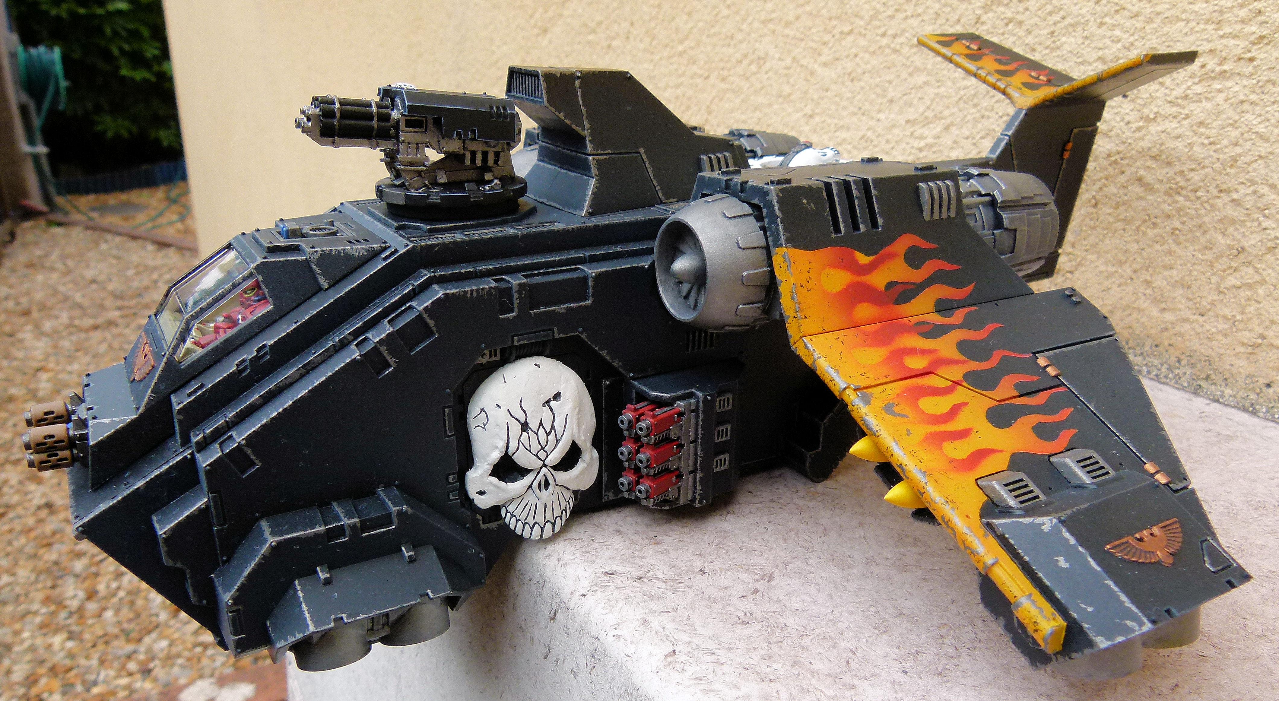Conversion, Extended, Legion Of The Damned, Space Marines, Storm Raven