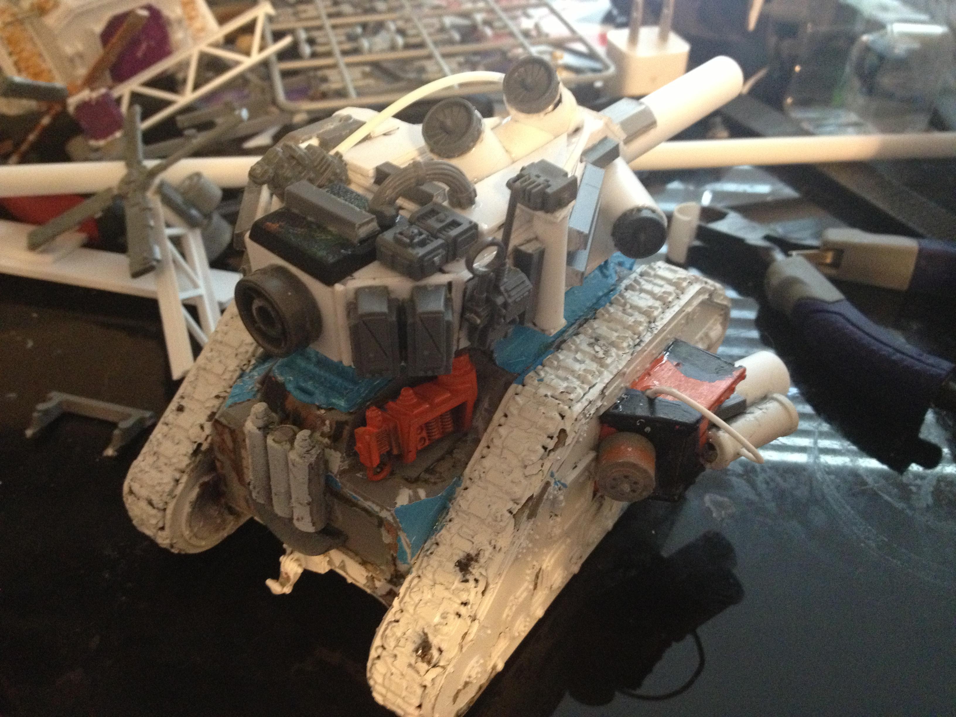 Atom Smasher, Atomic Shaped Charge tank, rear