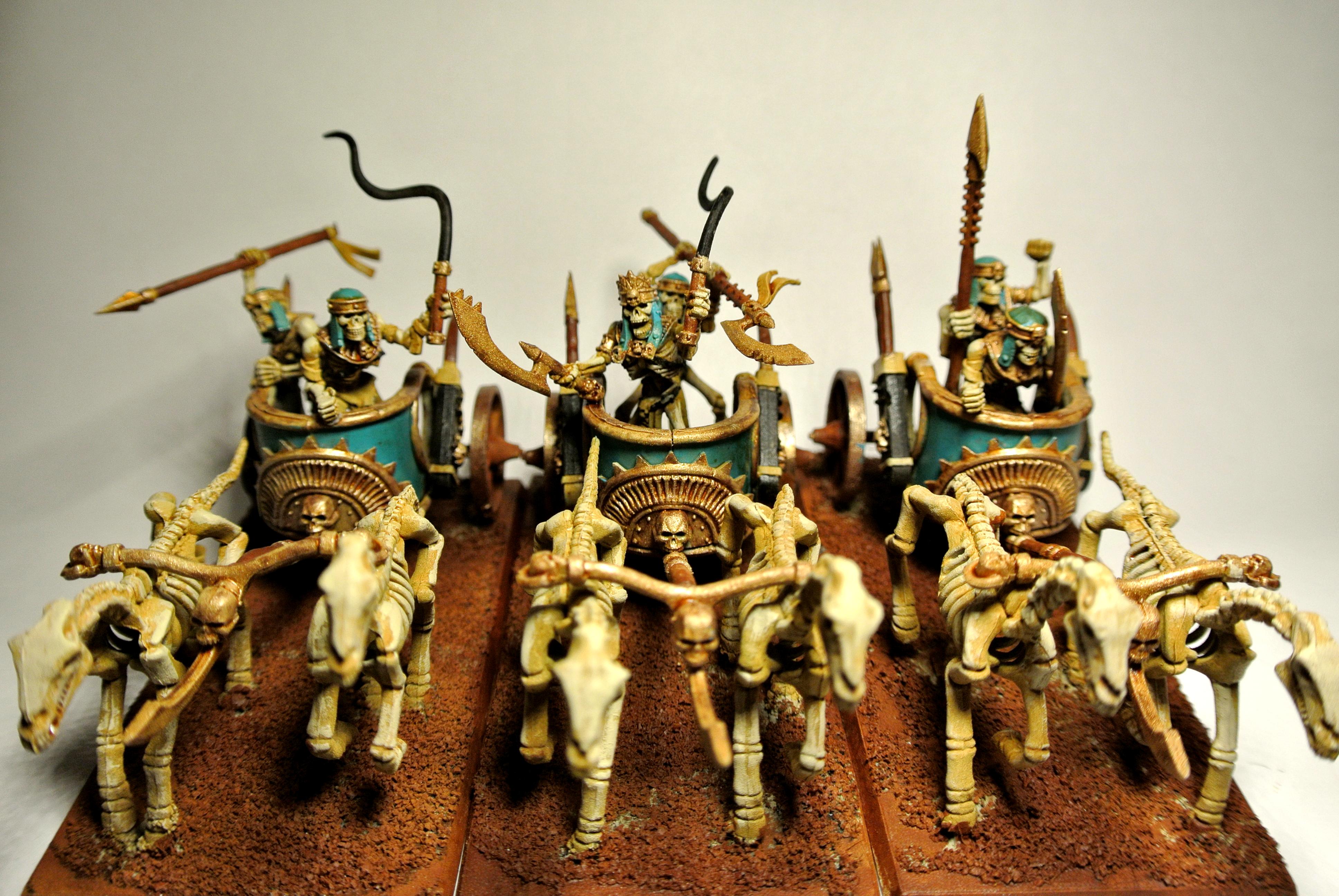Chariot, Chariots, Horse, Horses, Skeletons, Tomb Kings