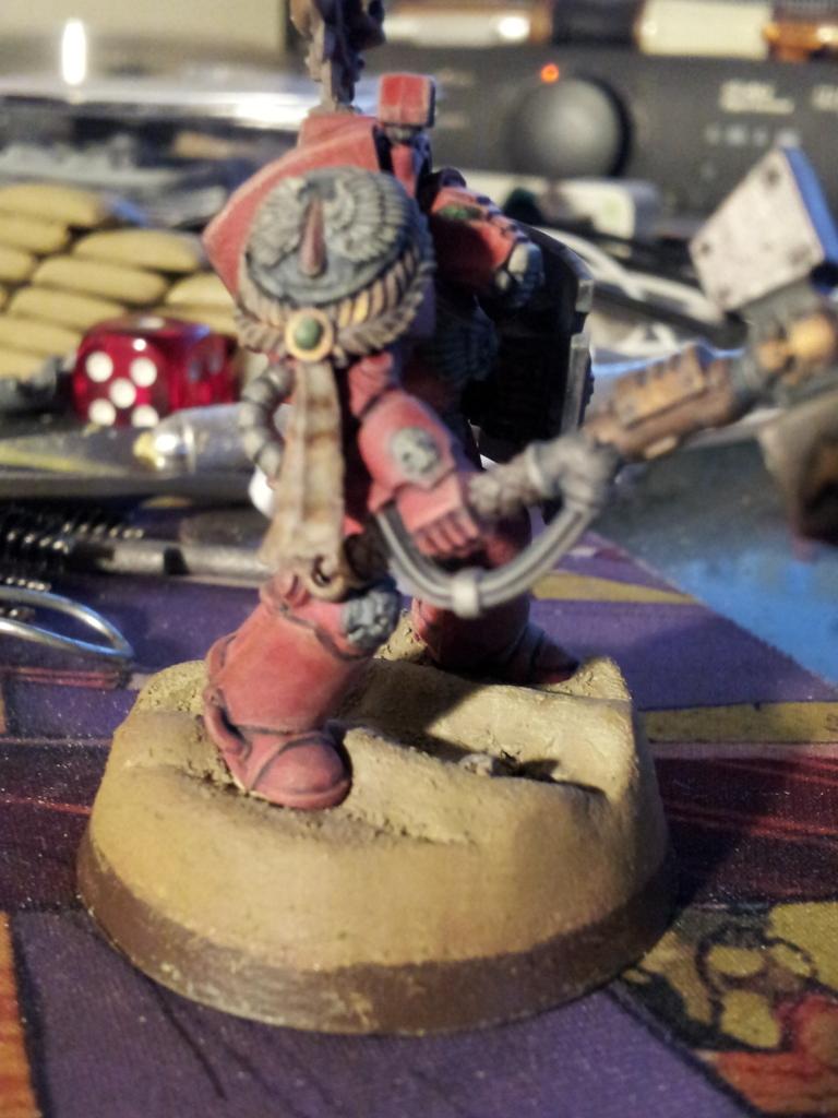 Weathered Blood Angels Terminator - Back
Been painting 2 months and need more pointers. Feedback wanted