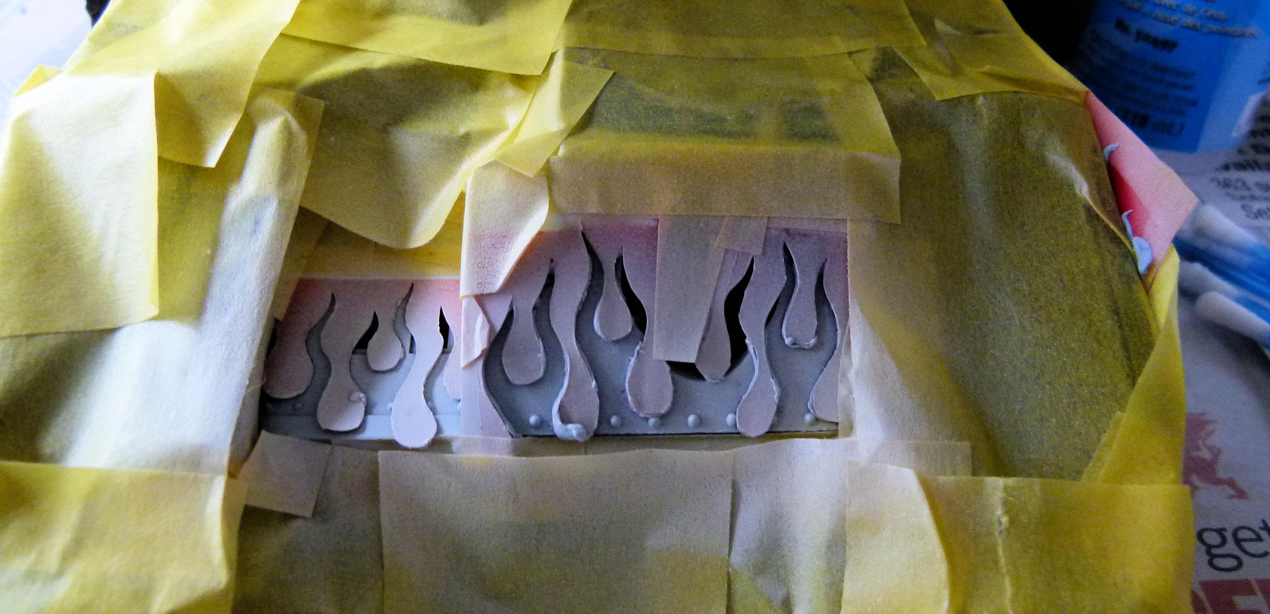 Fellblade Flame Template Front White Undercoat
