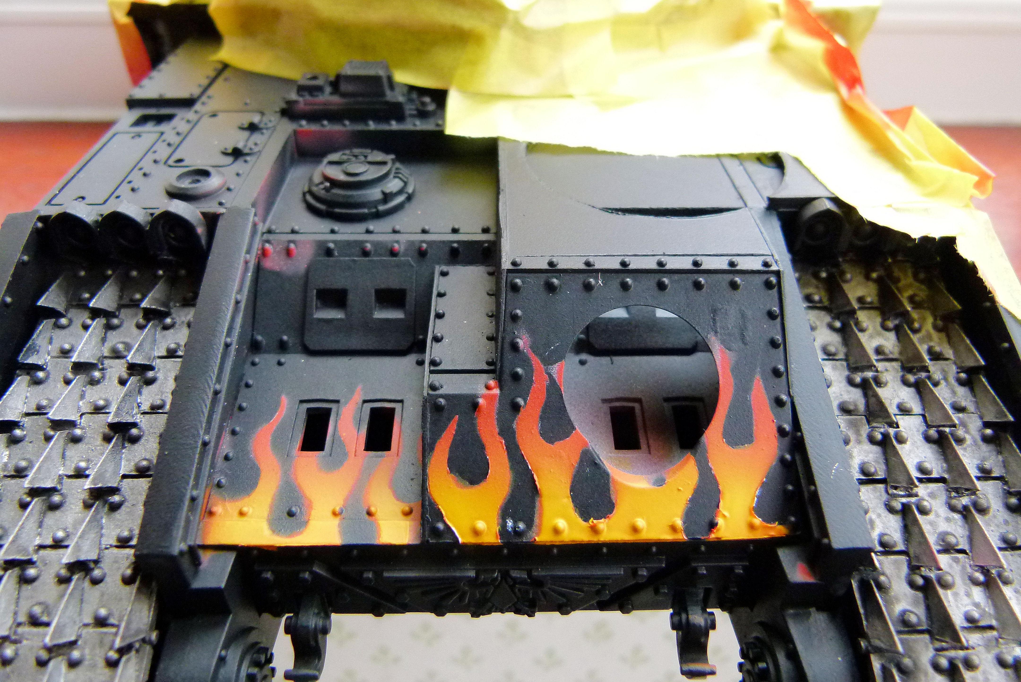 Fellblade Flame Template removed front
