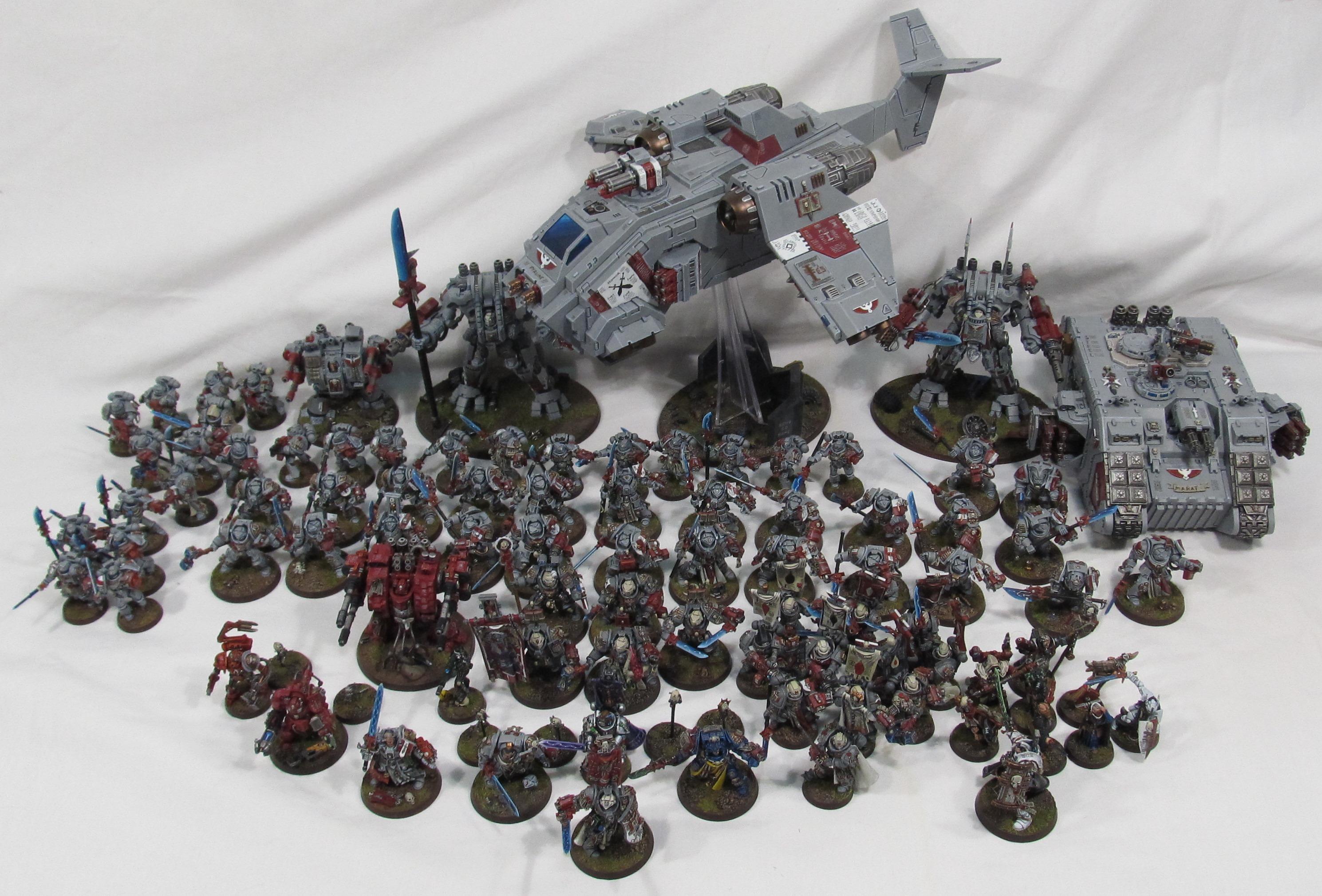 Army, Grey Knights, Multiple Models, Space Marines, Warhammer 40,000
