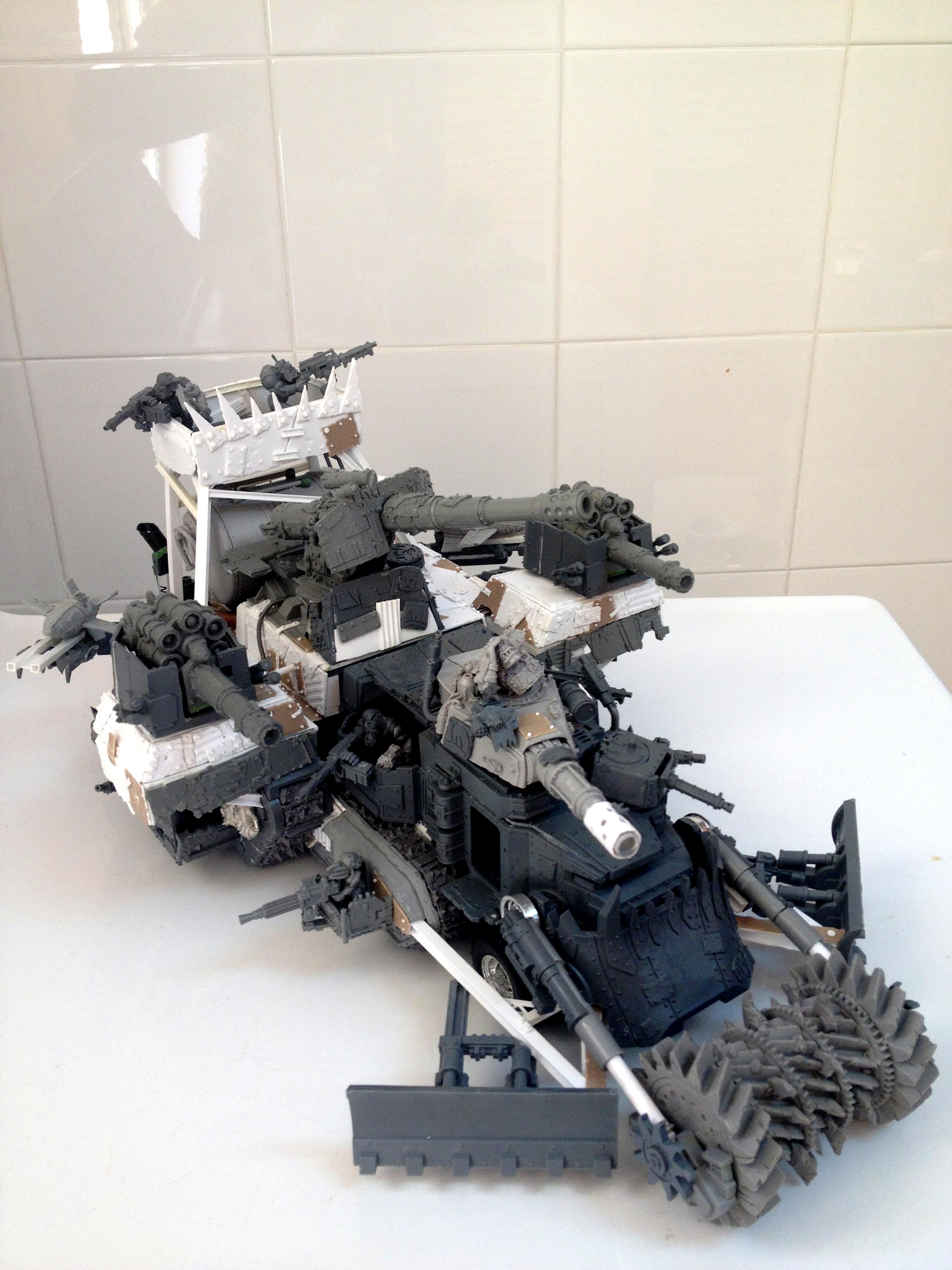Battle Fortress, Battlewagon, Custom, Orks, Super-heavy