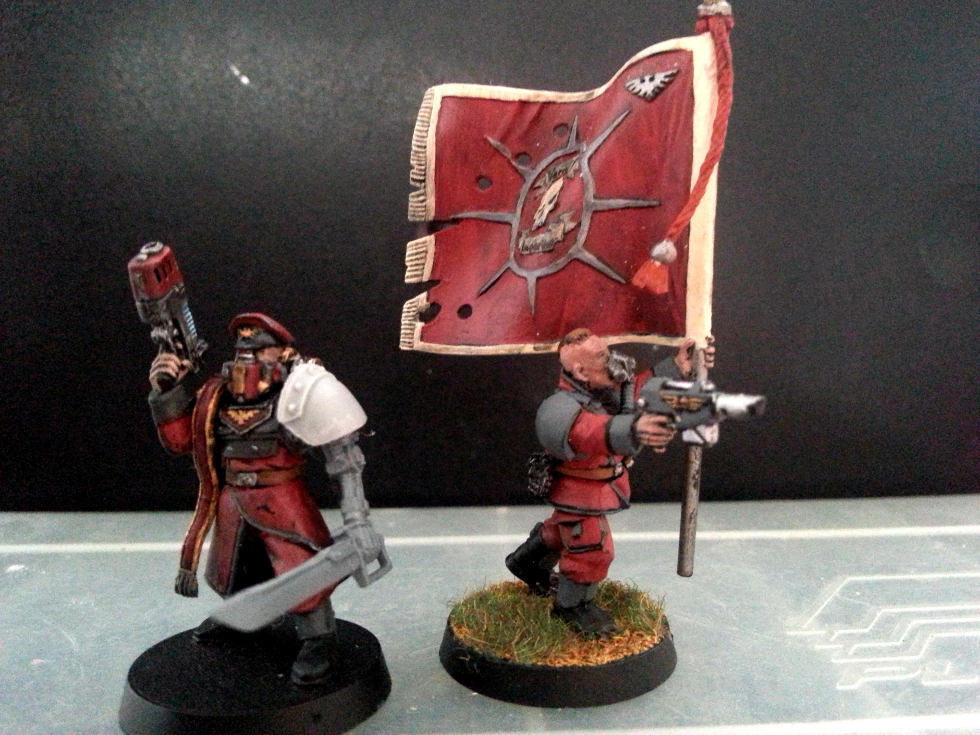 Imperial Guard, Plasma Pistol, Platoon Command Squad, Power Weapon