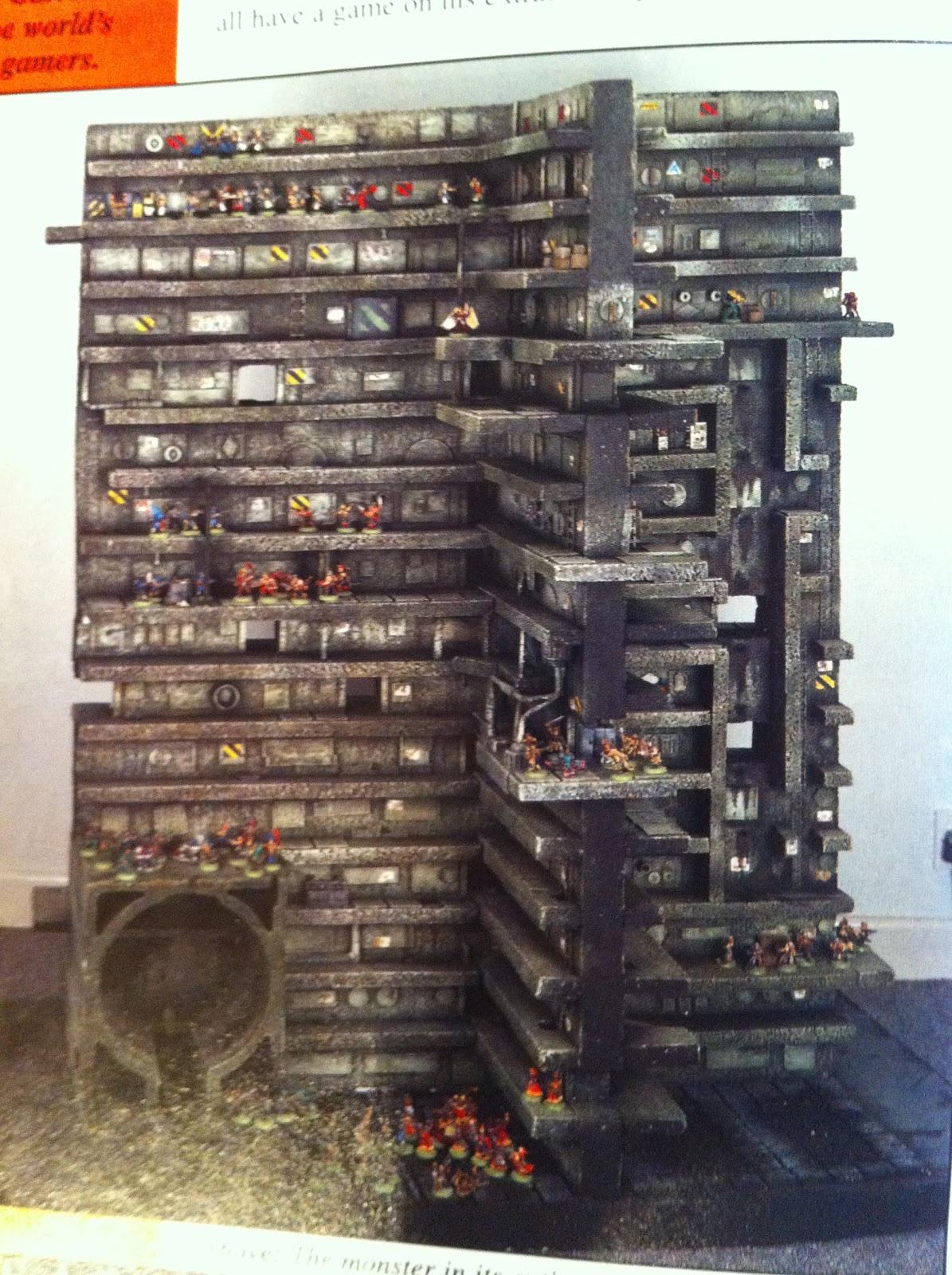 Big, Buildings, Levels, Necromunda, Sewer, Terrain
